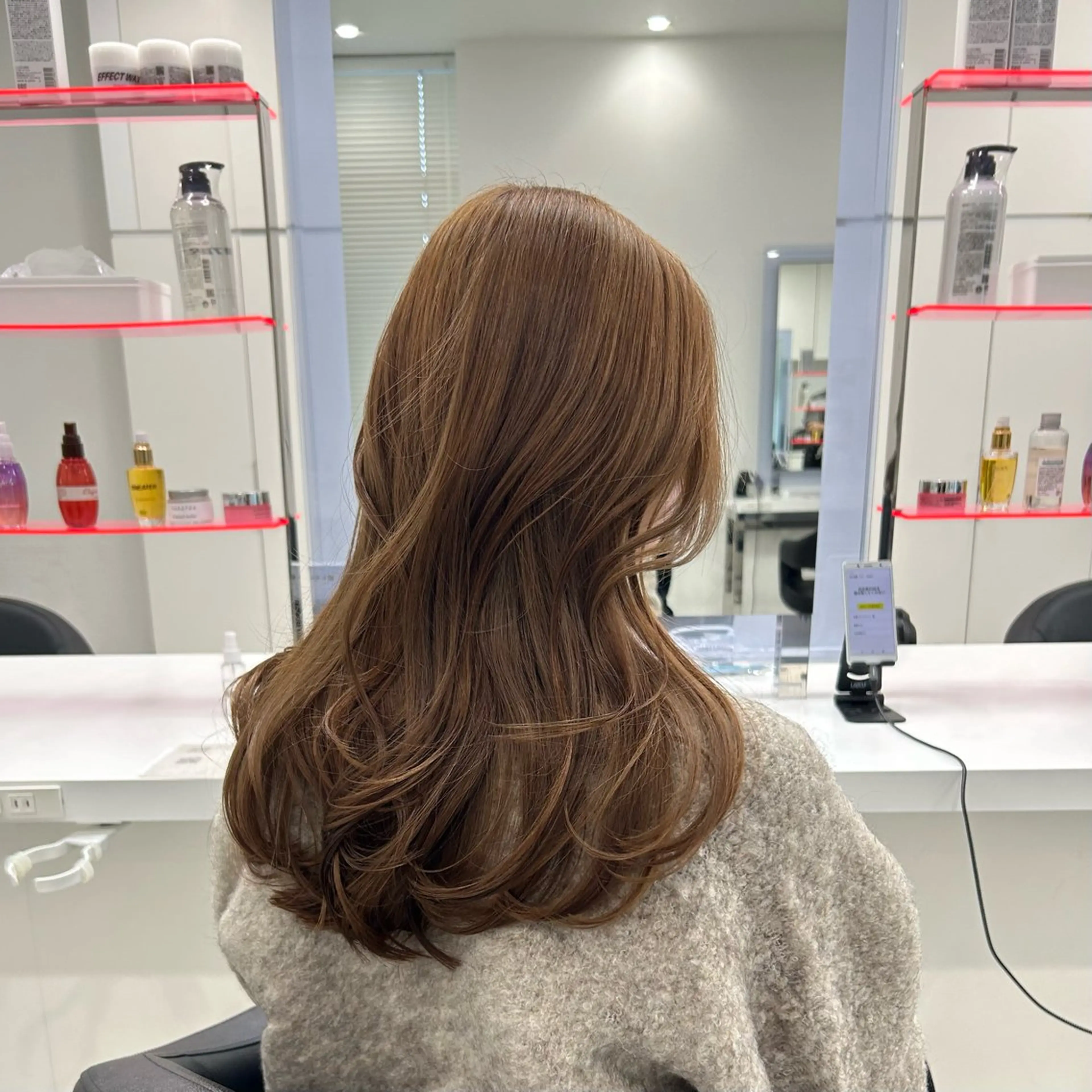 ロング カラー カット ヘアカラー トリートメント モテ艶🪄透明感カラ ー🦋RION🦋のヘアスタイル