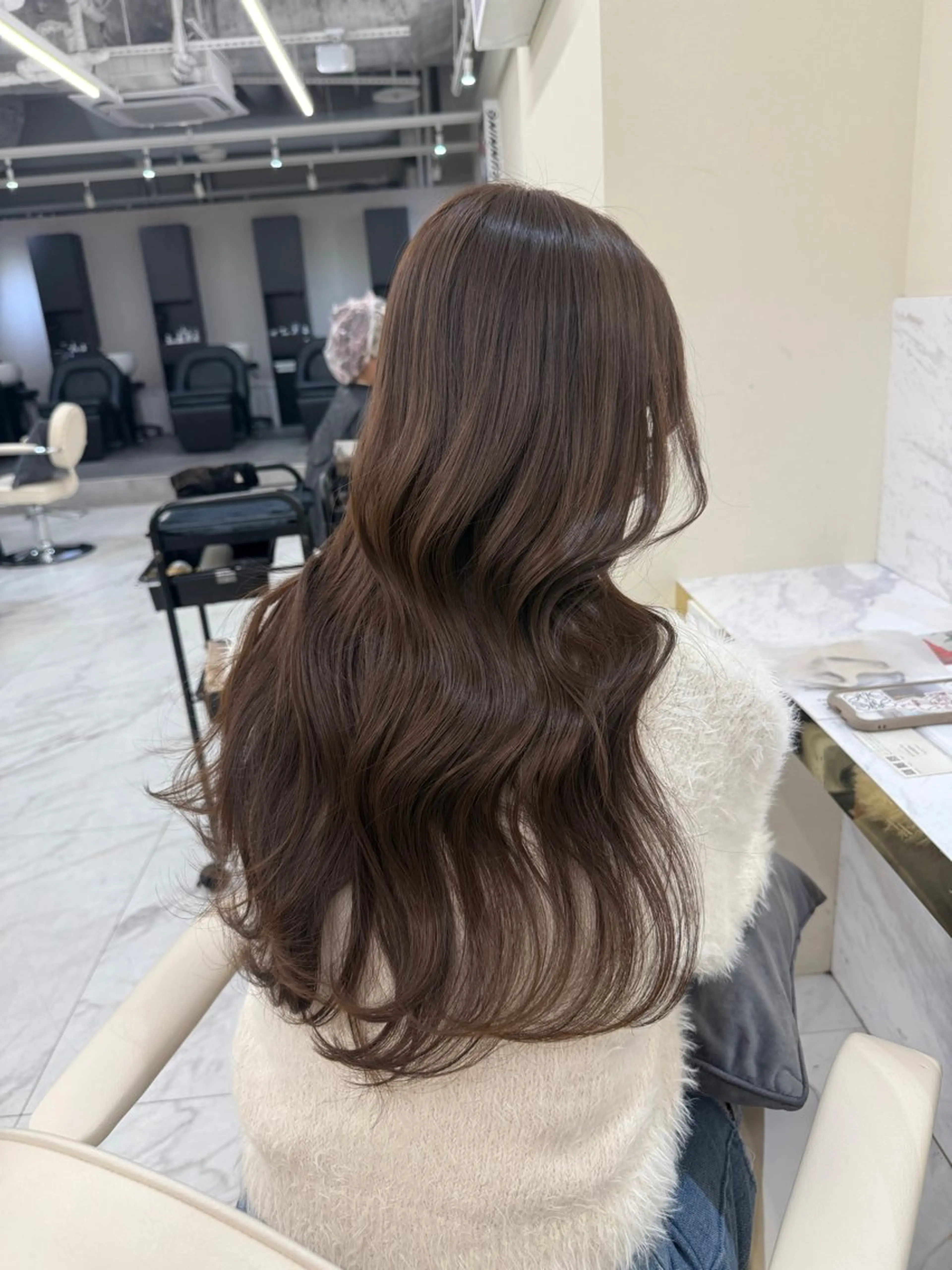 ロング カラー ブラウンカラー ヘアカラー 韓国ヘア🇰🇷艶 カラー/sakuraのヘアスタイル