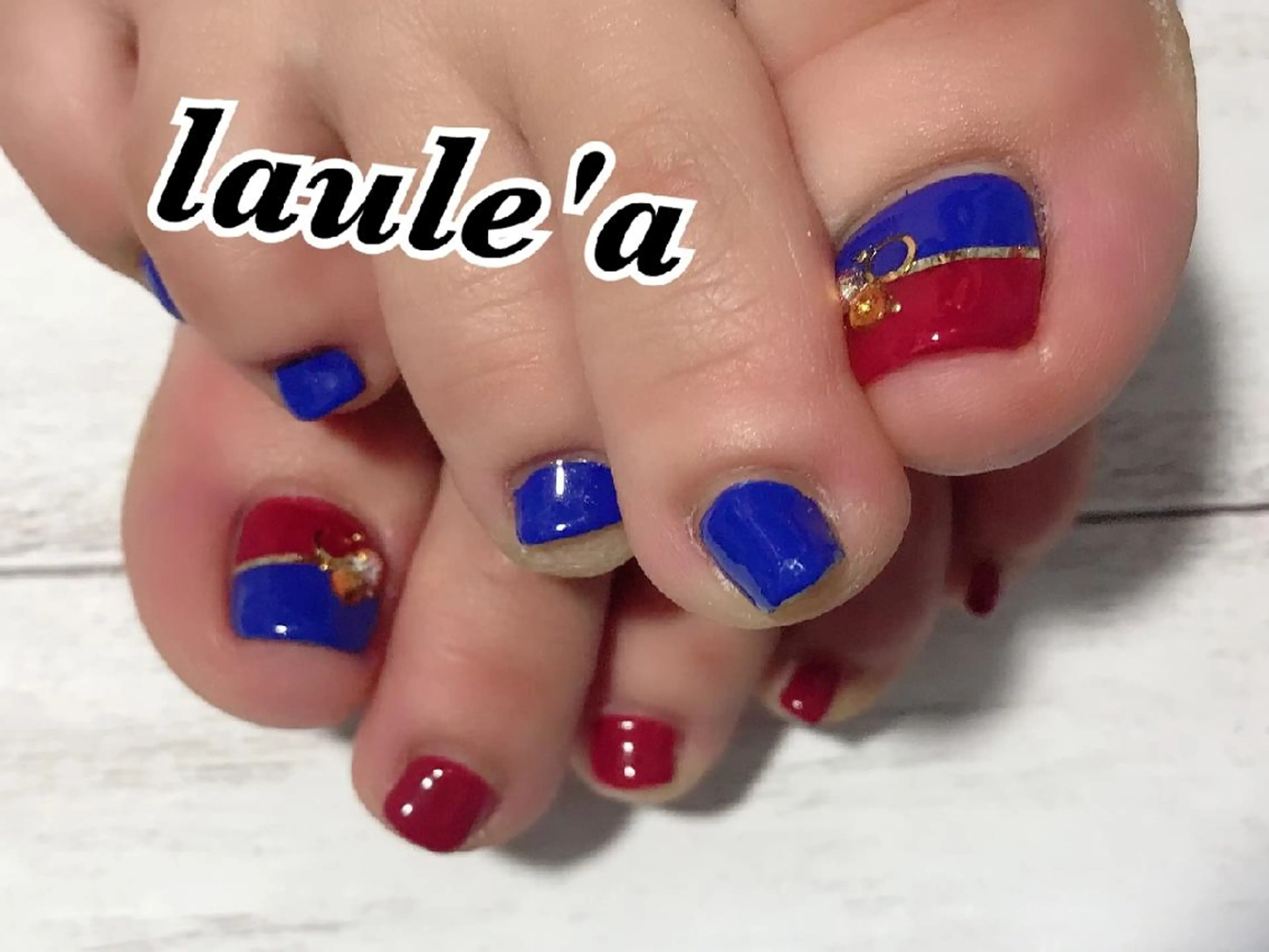 ネイル フットネイル Rグループ felizのネイルデザイン