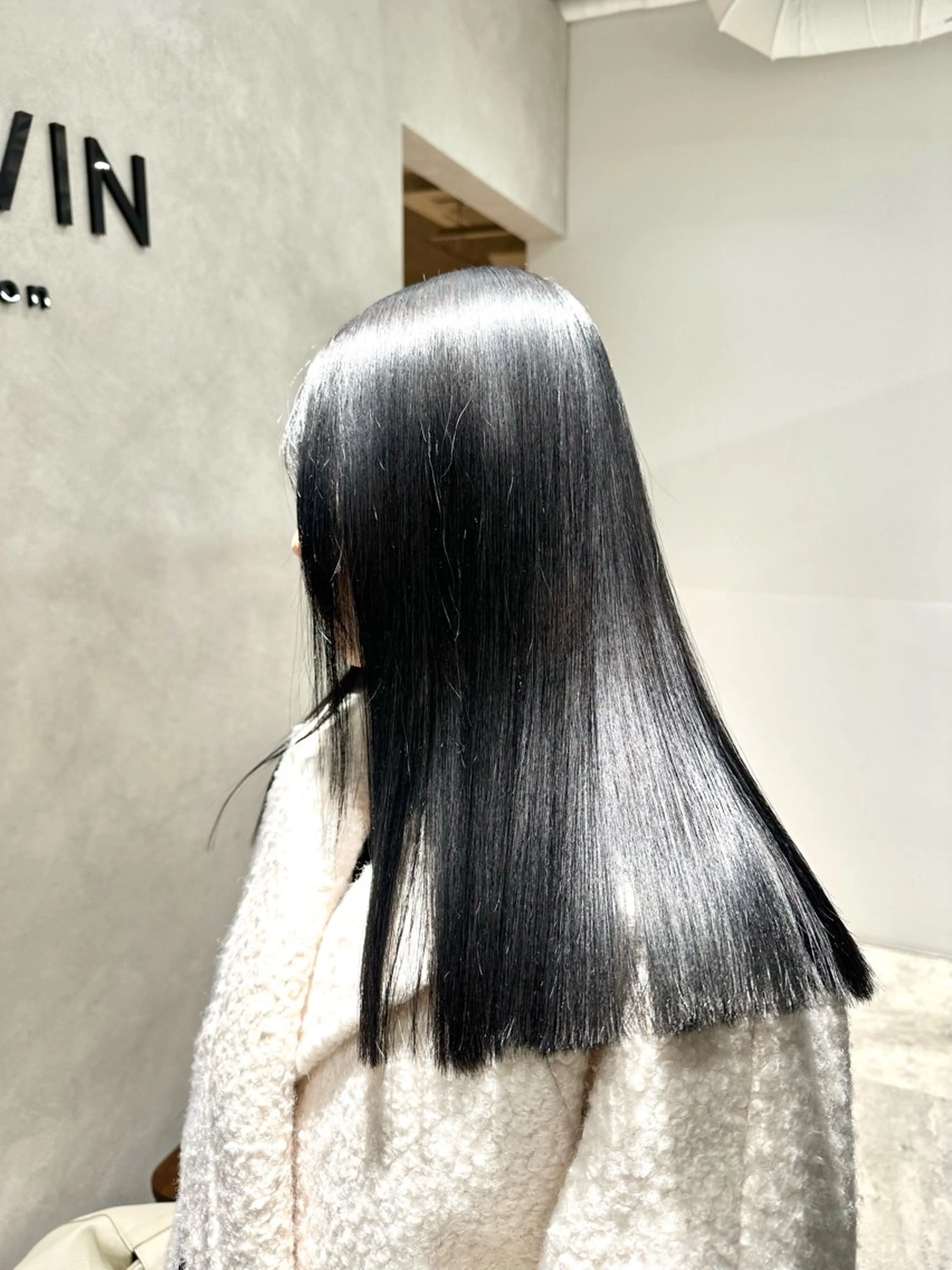 ロング カラー パーマ ヘアアレンジ 髪質改善 縮毛矯正 縮毛矯正 トリートメント salowin新宿East3階所属・艶美髪/髪質改善 /縮毛矯正/木元渓太のヘアスタイル