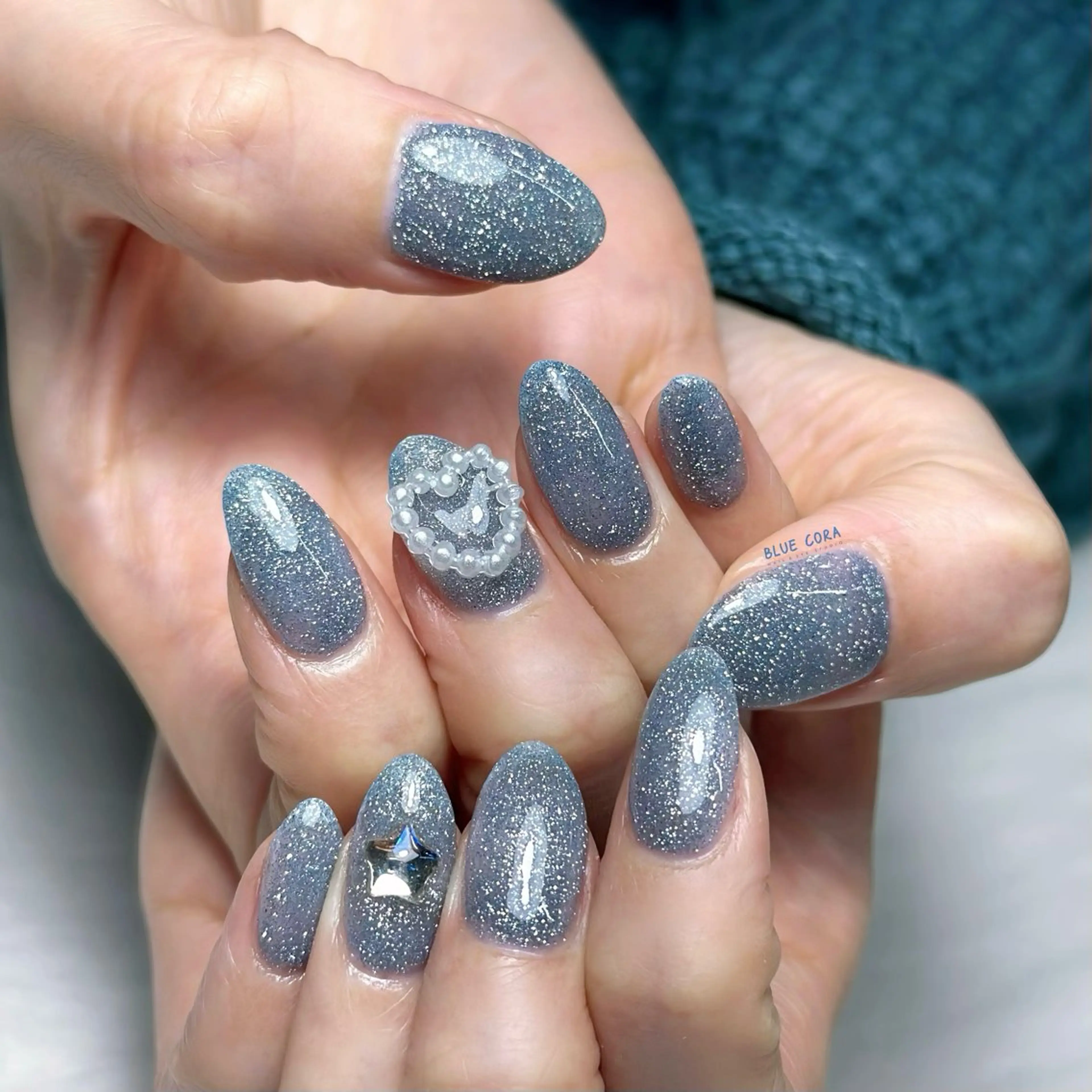 ネイル フラッシュネイル ハンドネイル ハンドケア BLUE CORA所属・BLUE CORAのネイルデザイン