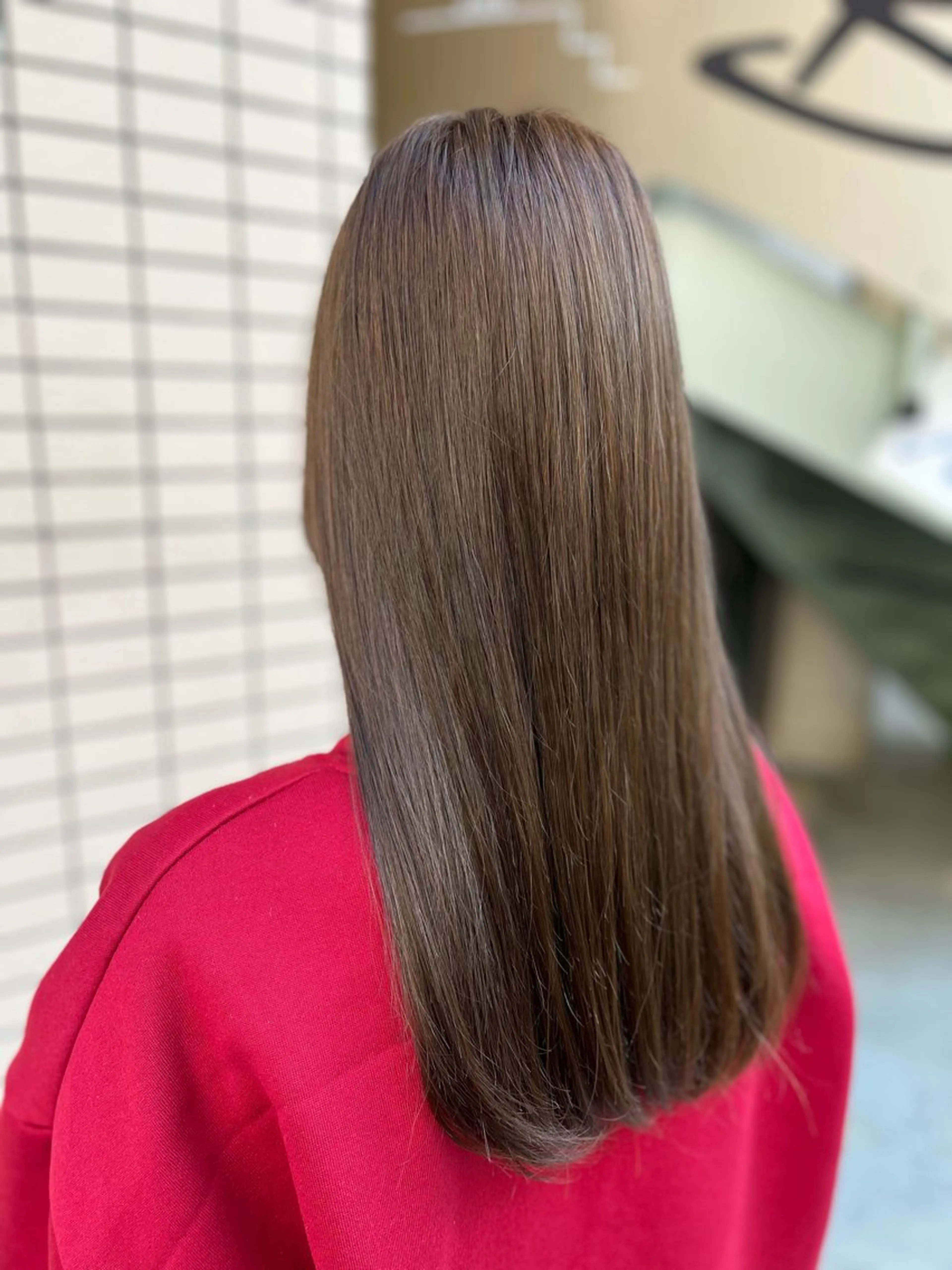 ロング カラー 菊地 美憂のヘアスタイル