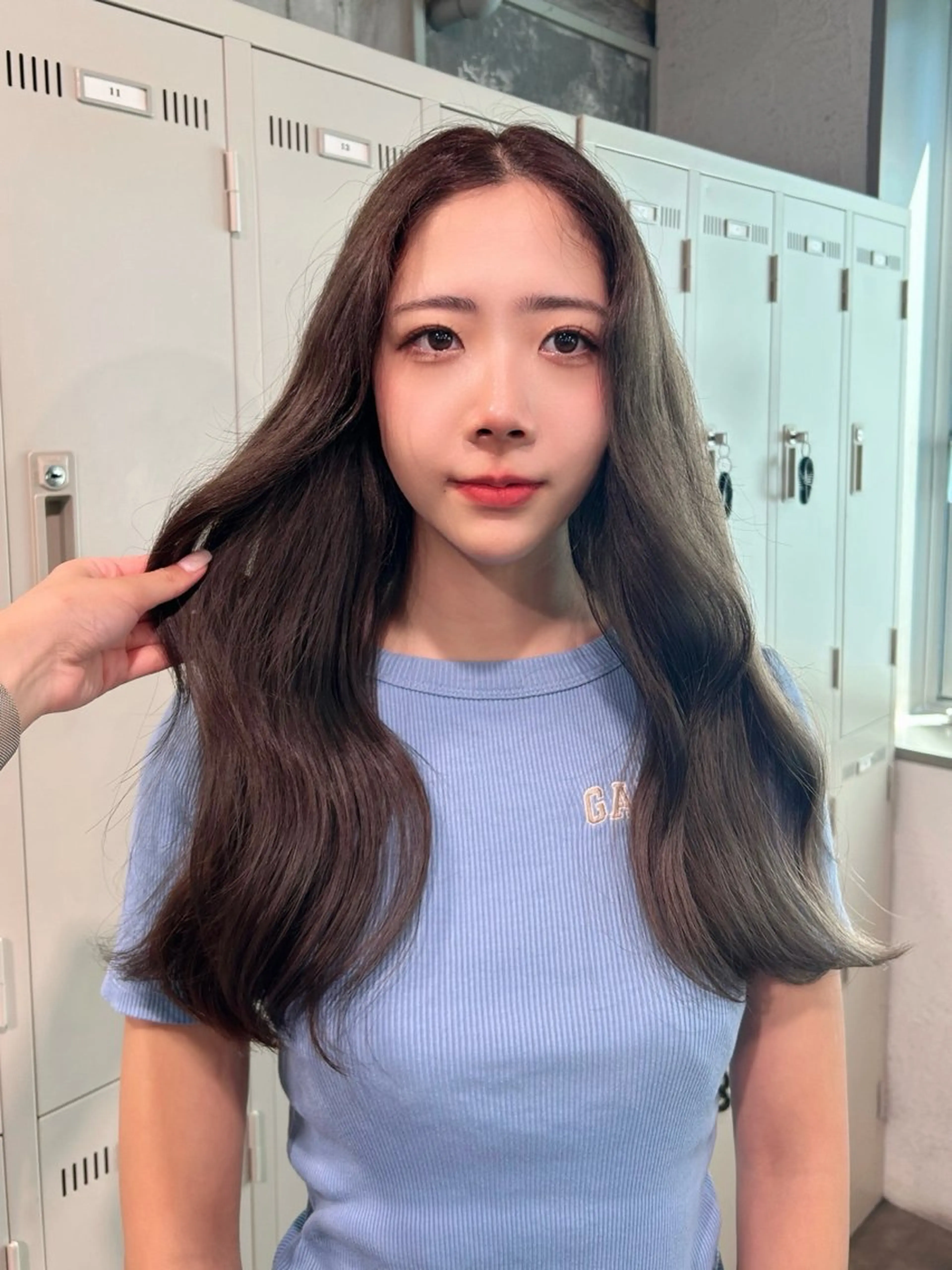 セミロング カラー IS所属・横浜美容室/透明感 カラー/レイヤーのヘアスタイル