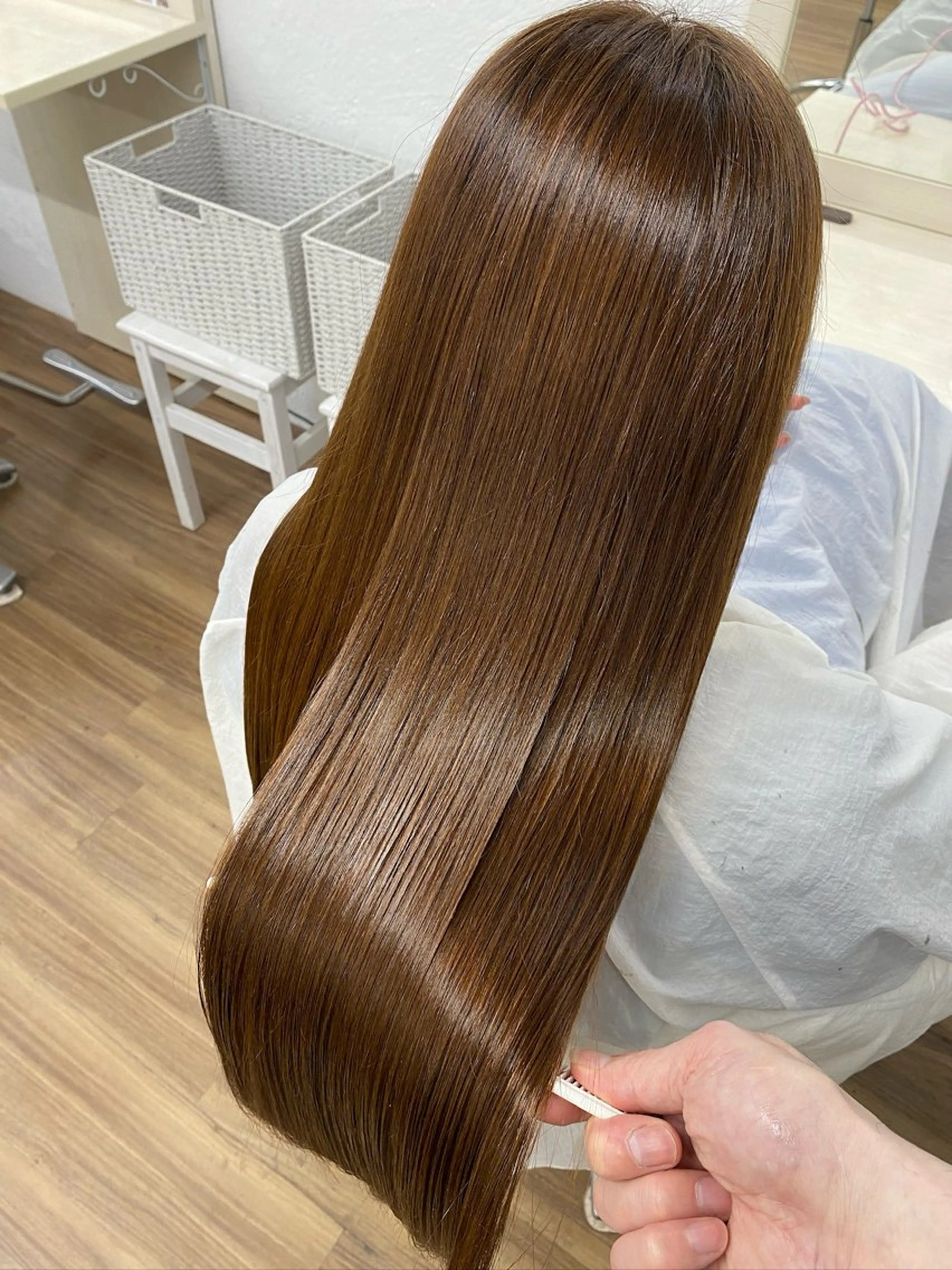 ロング 髪質改善 トリートメント カット ヘアカラー トリートメント GLOSS♡ ヤマガミコウジのヘアスタイル