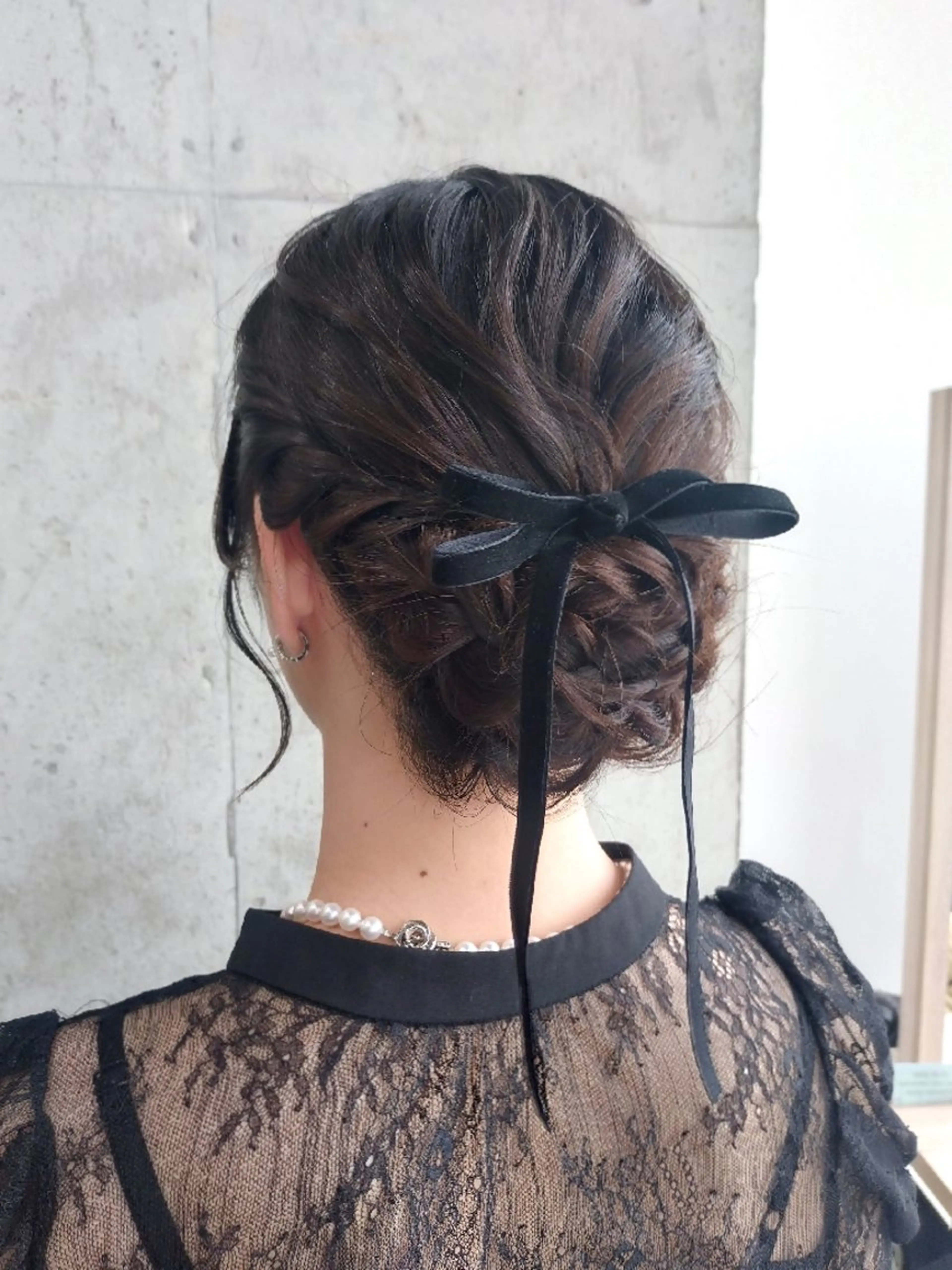 ミディアム ヘアアレンジ ヘアセット ヘアアレンジ/透明感 カラー/AKARIのヘアスタイル