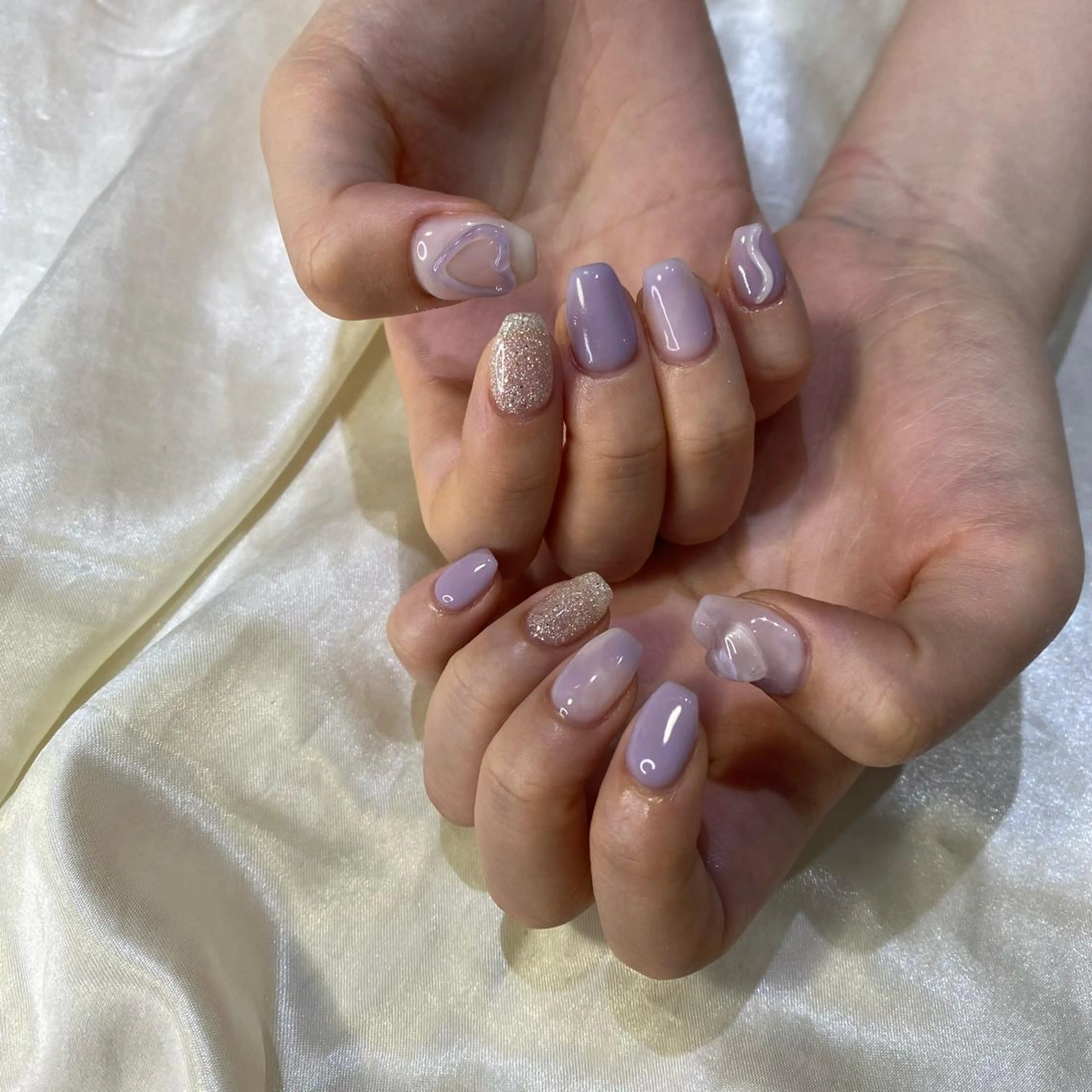 ネイル ハンドネイル 西岡 杏のネイルデザイン