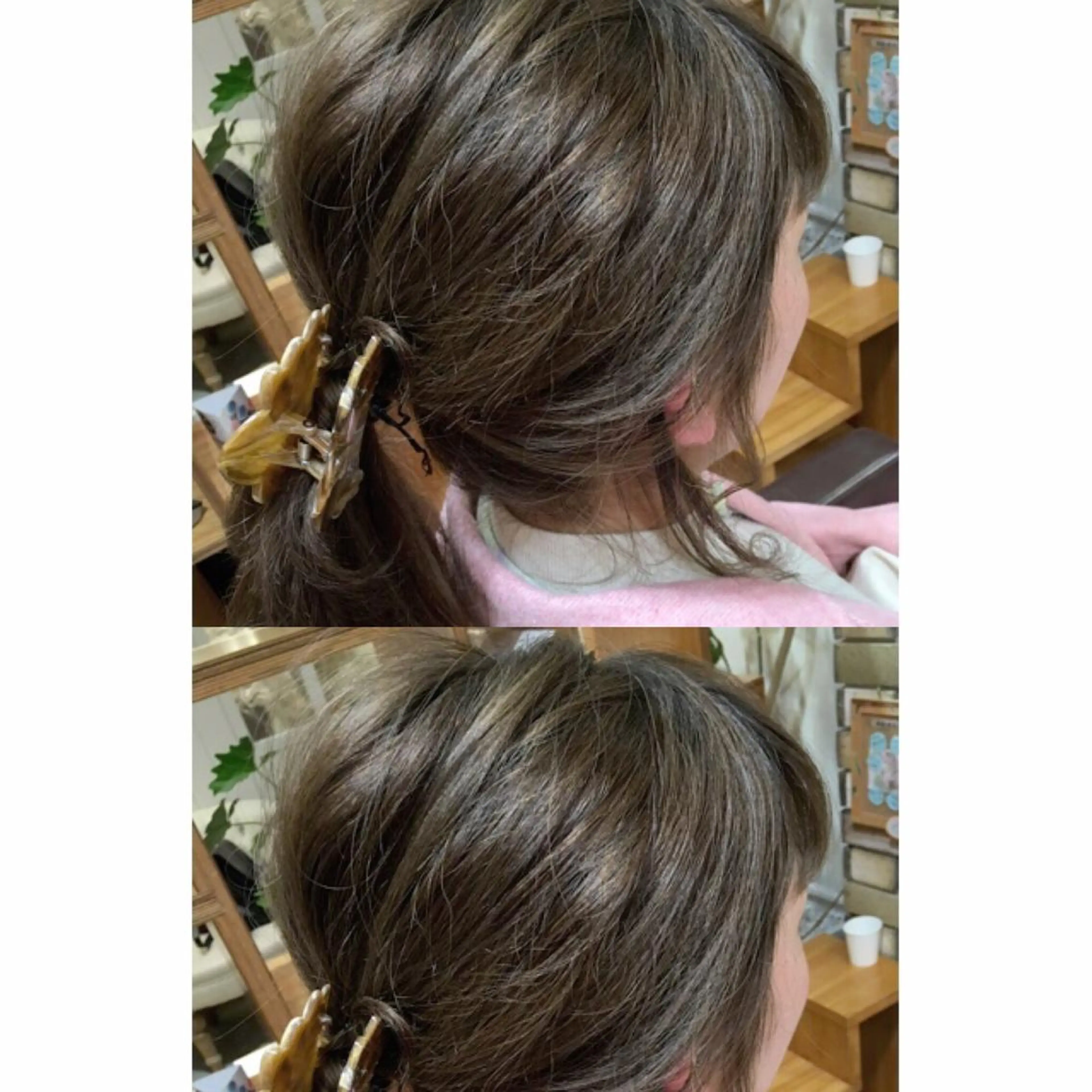 ロング カラー アッシュ ブリーチ ブルーカラー ブルーアッシュ 透明感カラー 清水 まなのマツエク・マツパデザイン