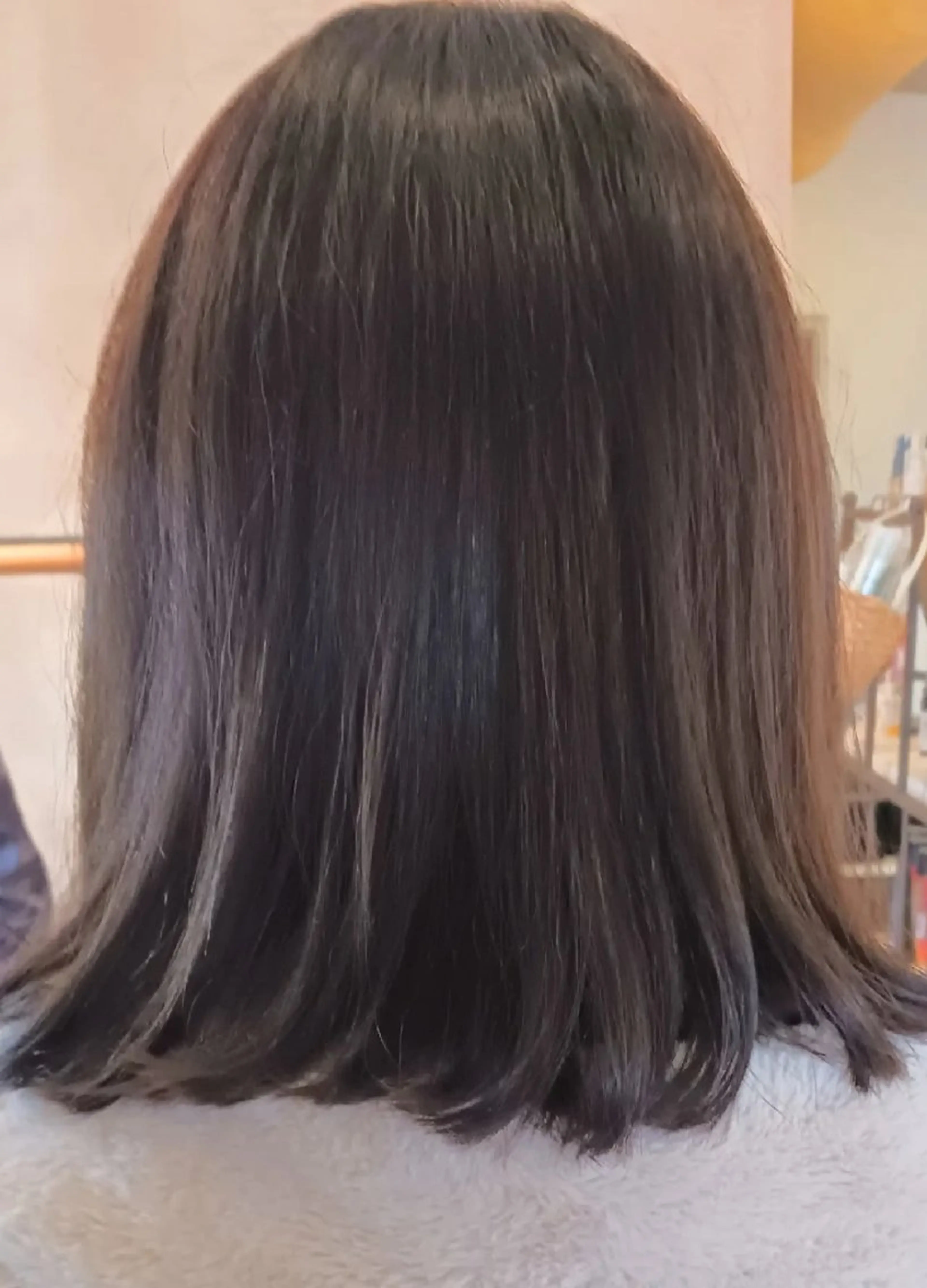 ミディアム パーマ 縮毛矯正 ネオヘアー東三国所属・まつい ななえのヘアスタイル