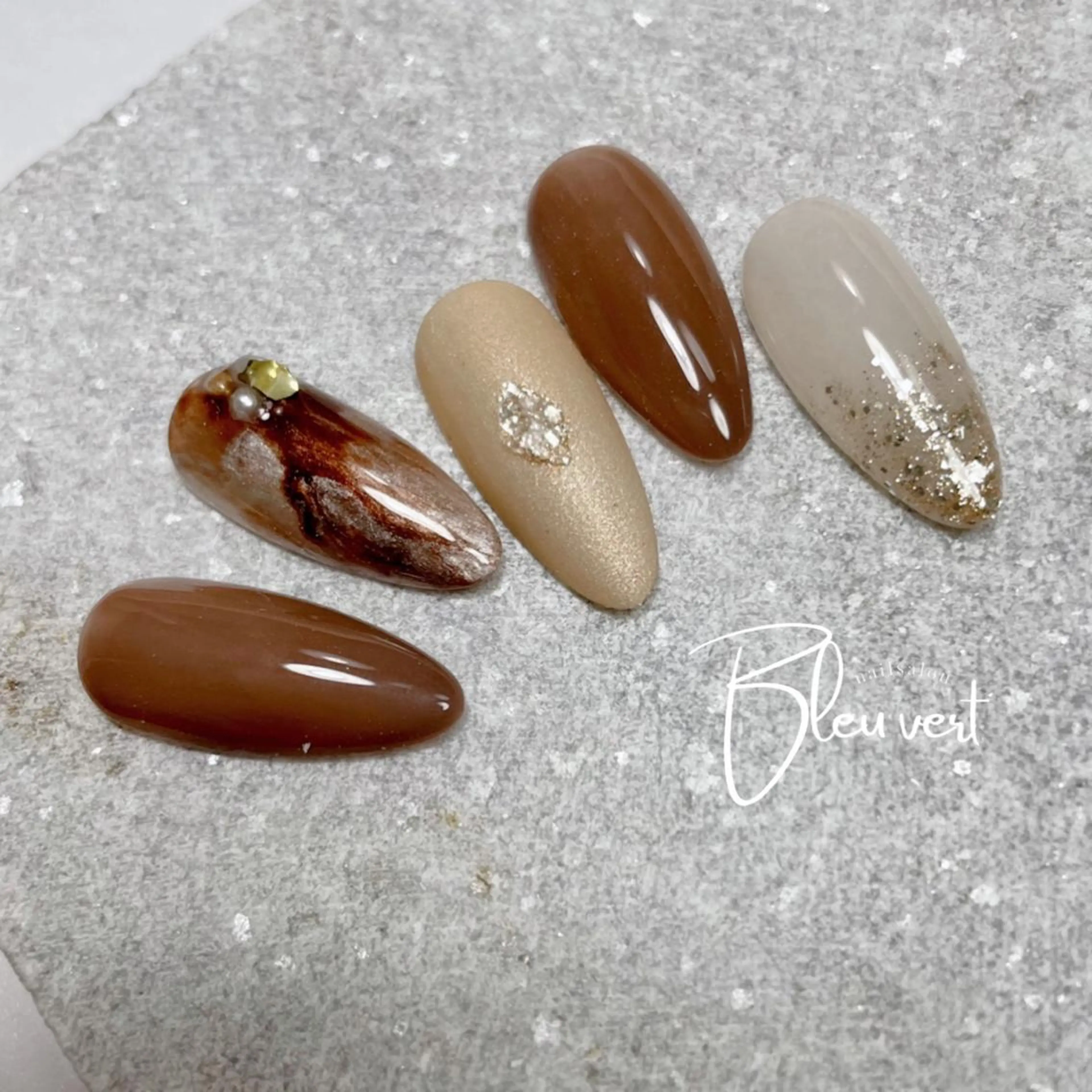 ネイル アートネイル ニュアンスネイル 北川 愛実のネイルデザイン