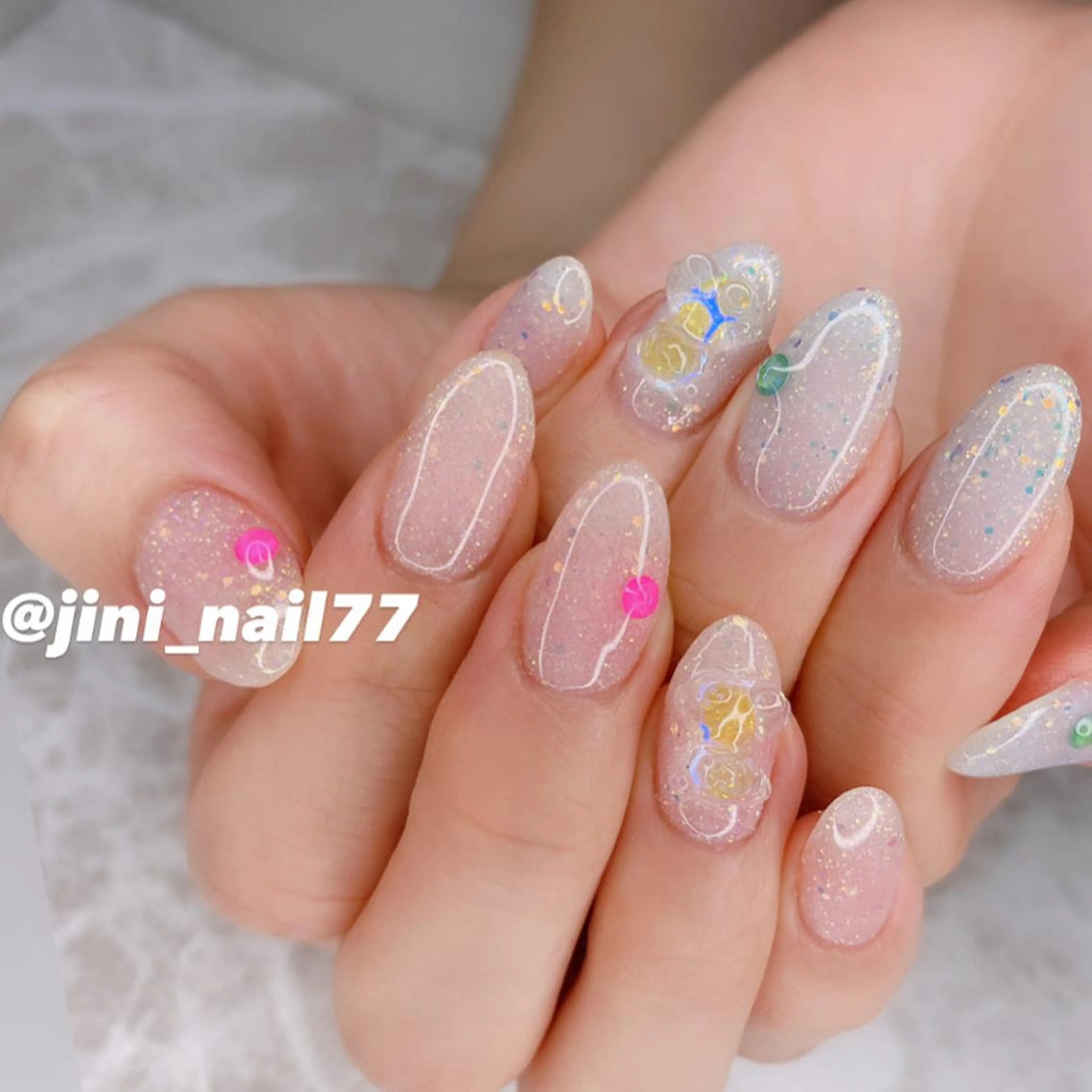 ネイル ハンドネイル JINI NAIL所属・ジニ ネイルのネイルデザイン