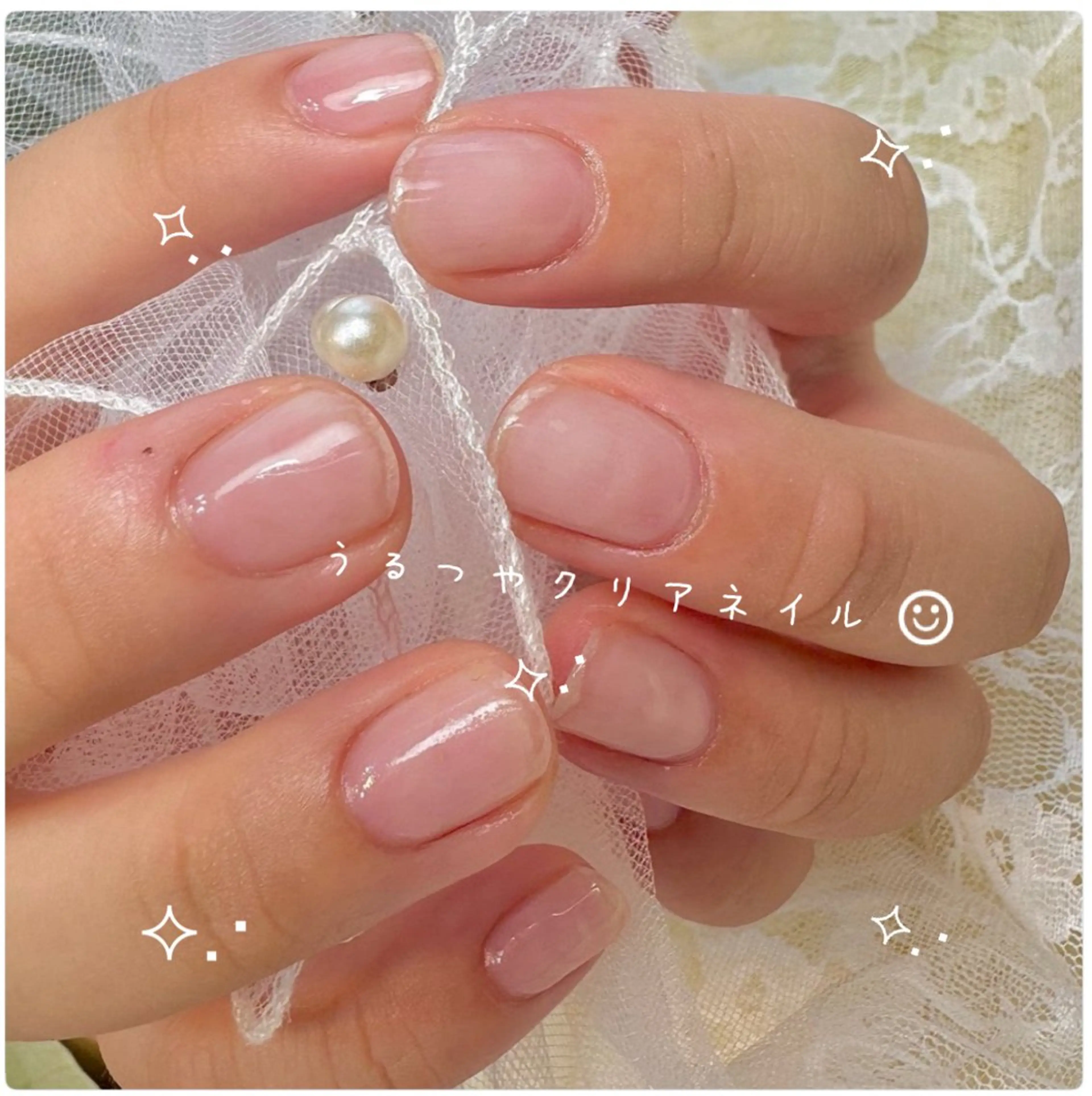 ネイル クリアネイル ハンドネイル LinoTino nailのネイルデザイン
