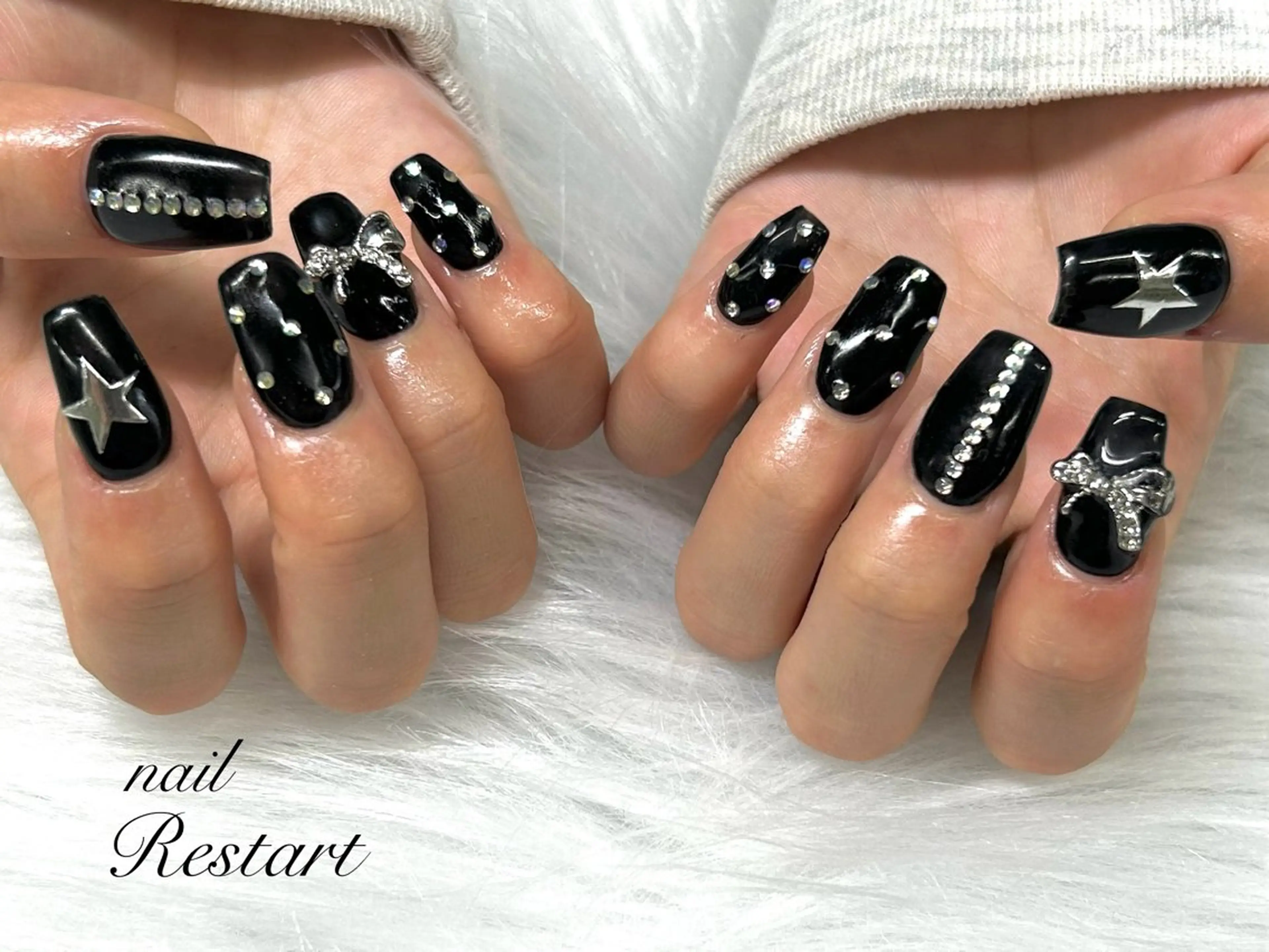 セミロング ハンドネイル nail Restart所属・Restart YURIのネイルデザイン