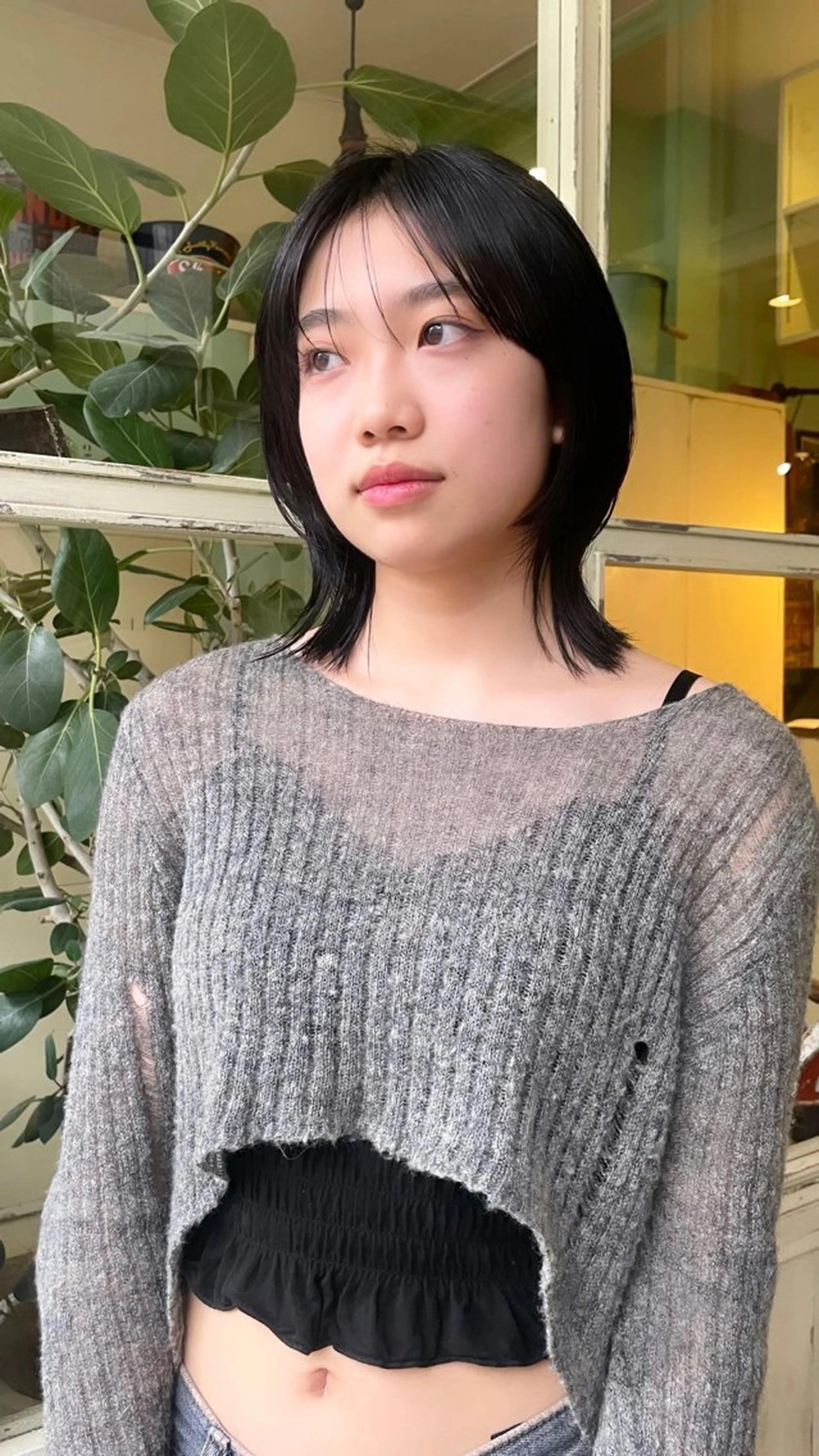 ミディアム レイヤーカット sourire  西大分所属・Sourire西大分 ☘️いけだ　あおいのヘアスタイル