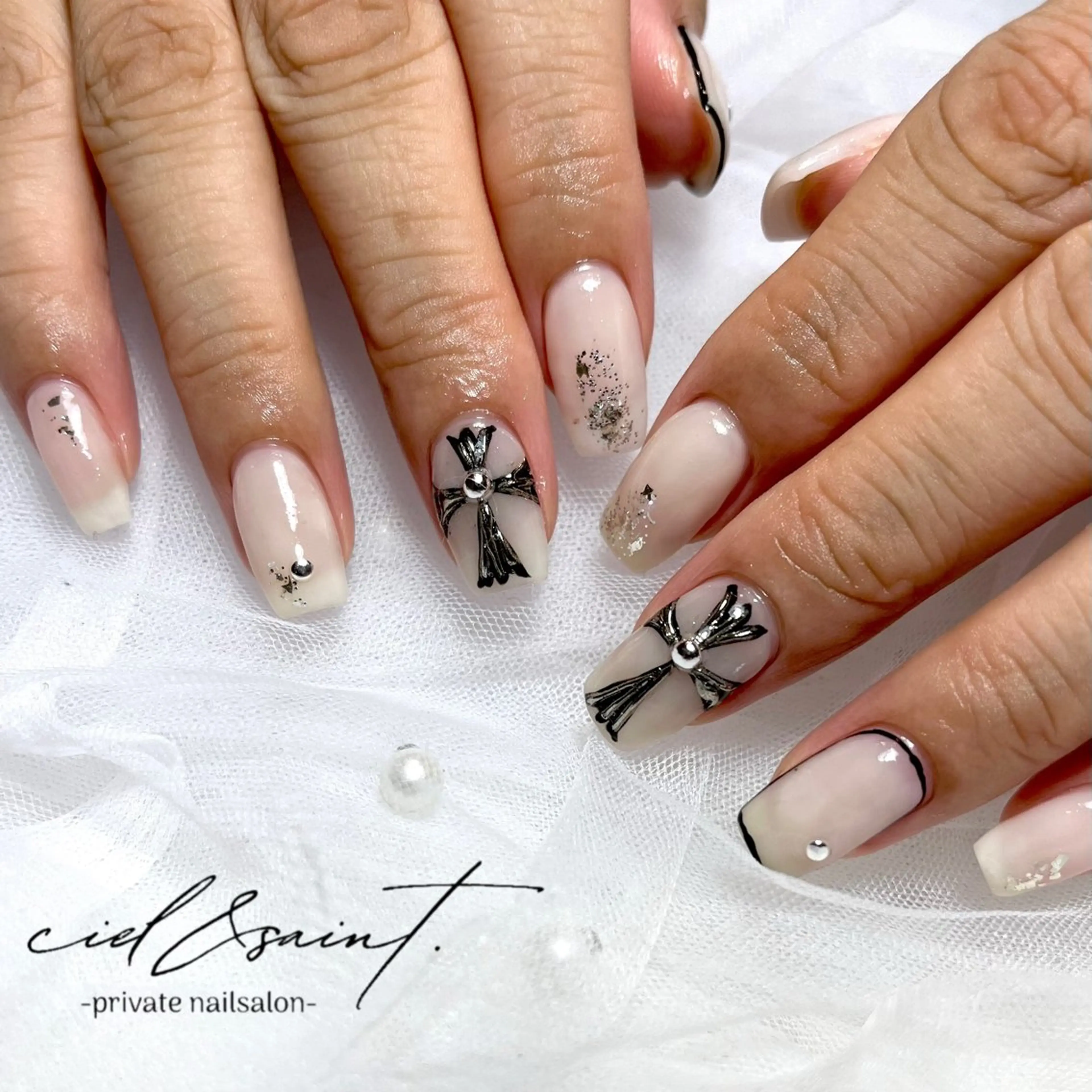 ネイル ハンドネイル nail salon ciel&saintのネイルデザイン