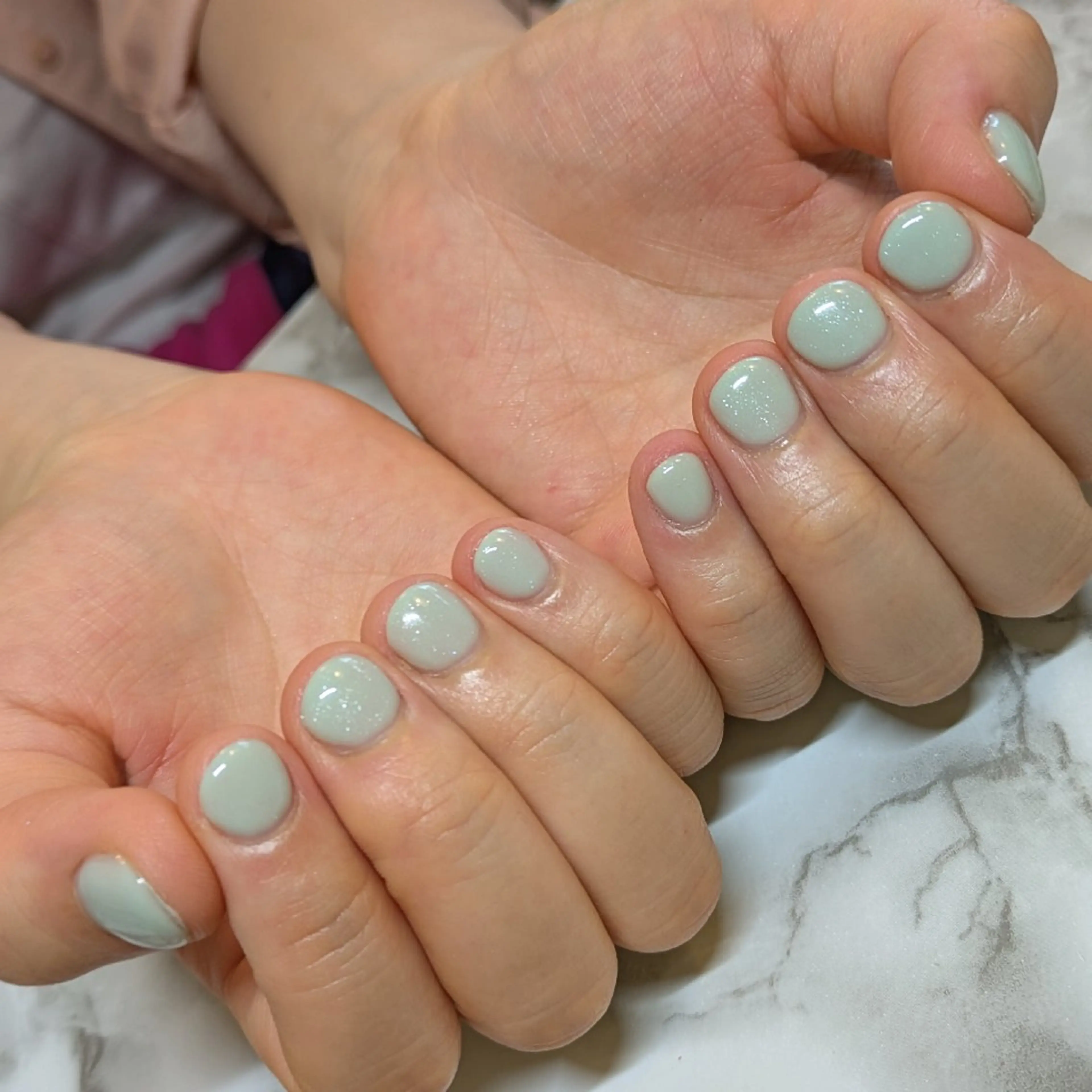 ネイル ワンカラーネイル ジェヌインネイル 河内のネイルデザイン