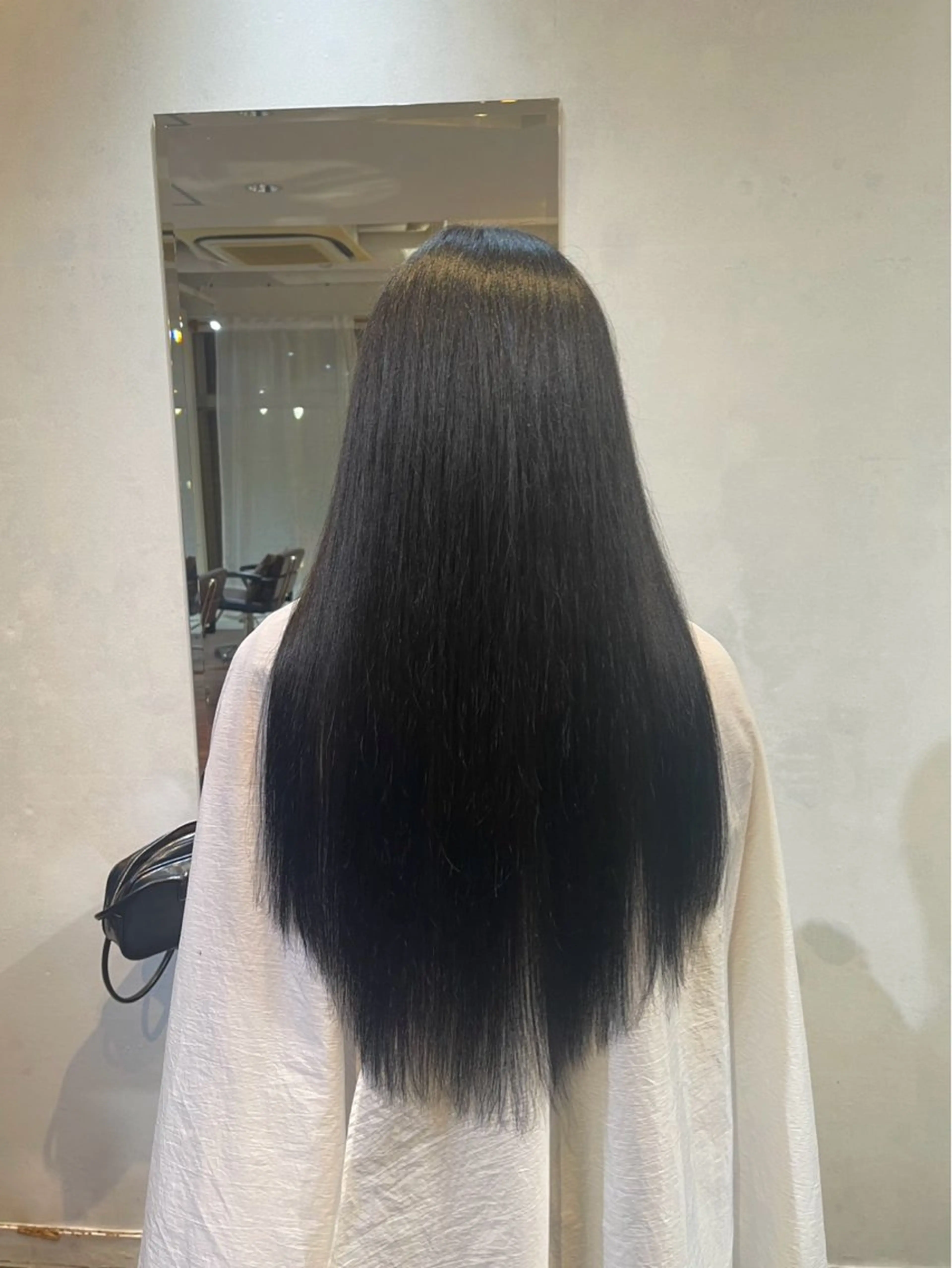 ロング レイヤーカット ロング HEIMER ミカド　サトル△のヘアスタイル