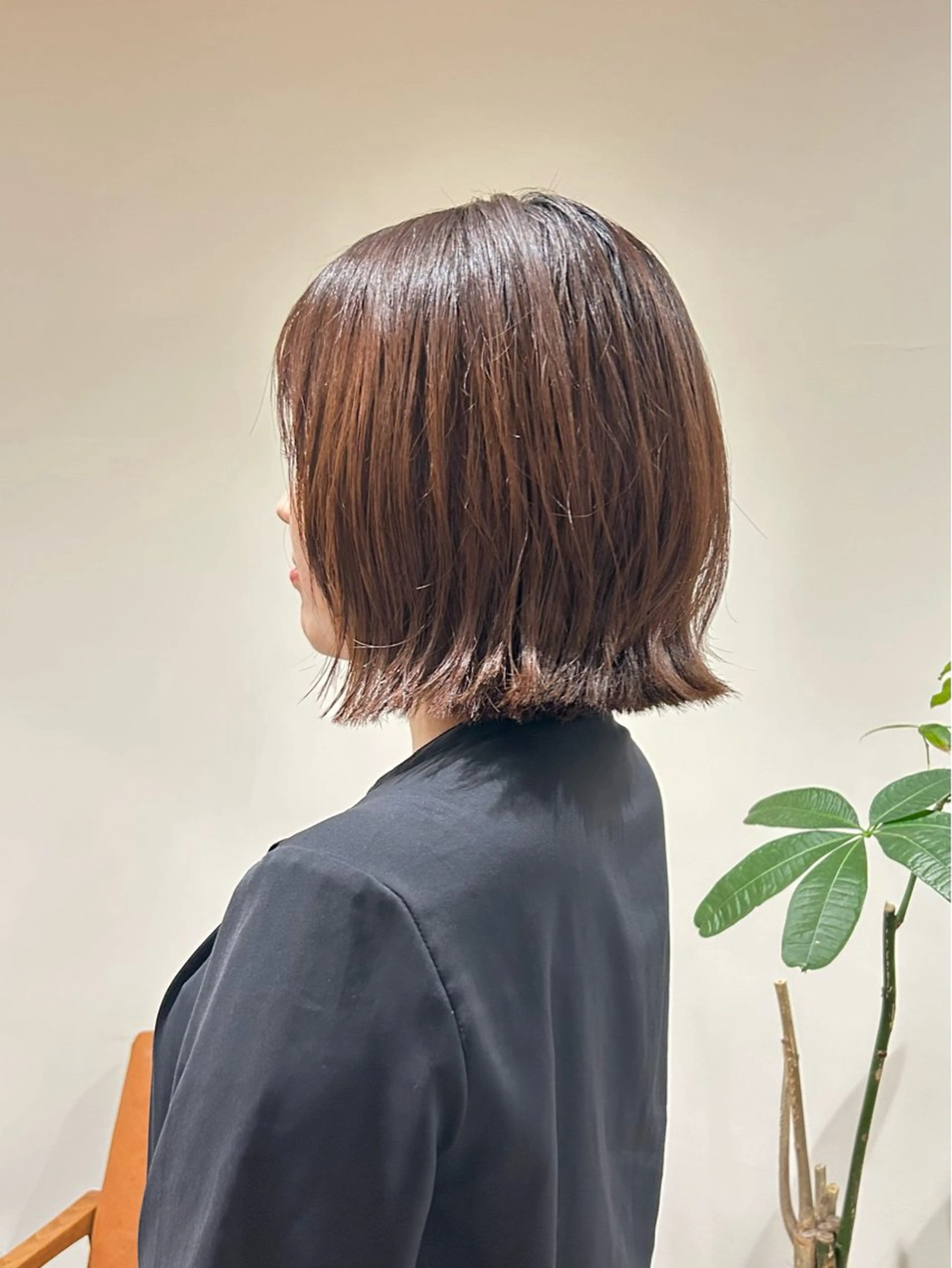 ショート ボブ くびれヘア カット ボブレイヤー/ ブリーチ/miyuuのヘアスタイル