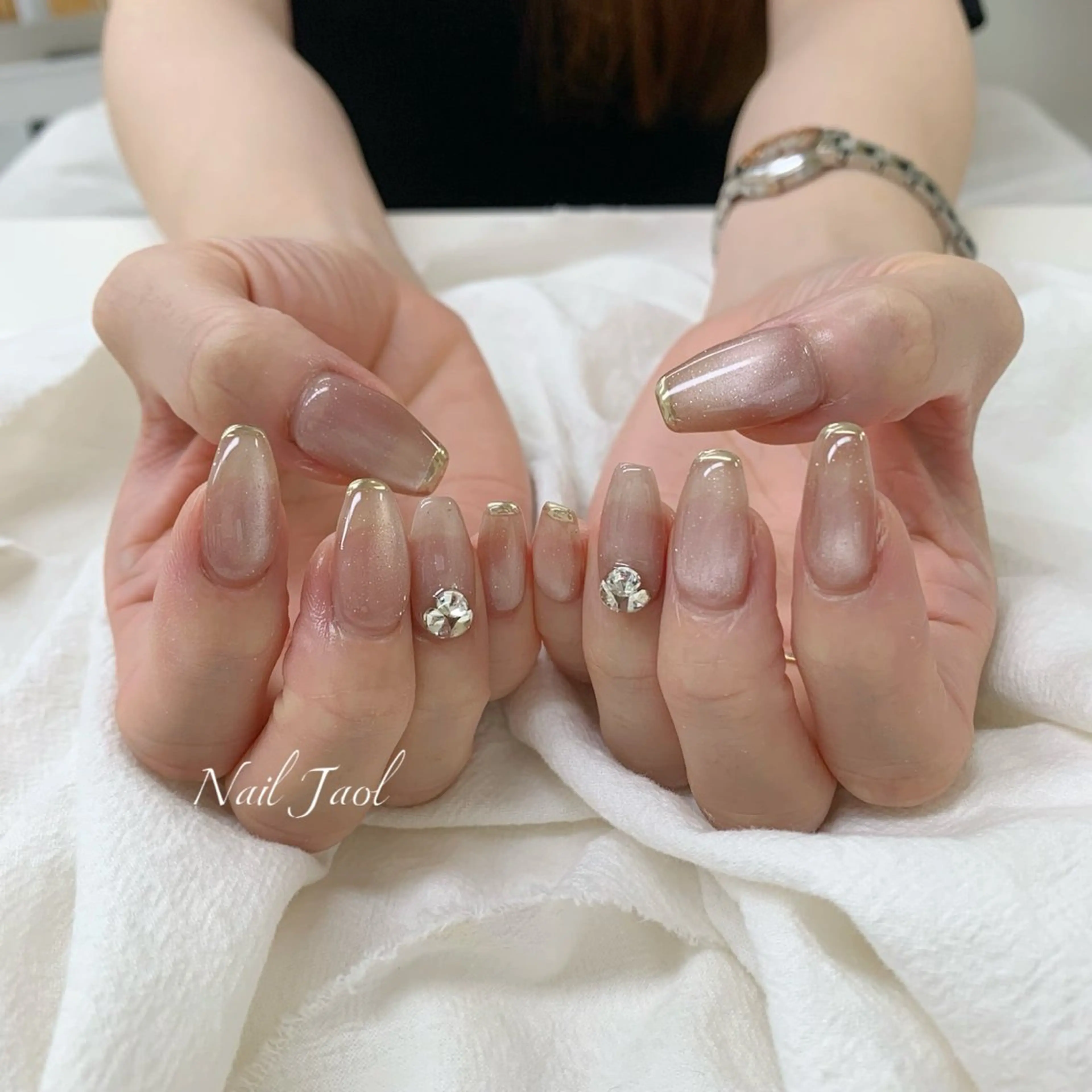 セミロング 韓国風ヘア nail jaol池袋店所属・ネイルJaol 池袋のネイルデザイン