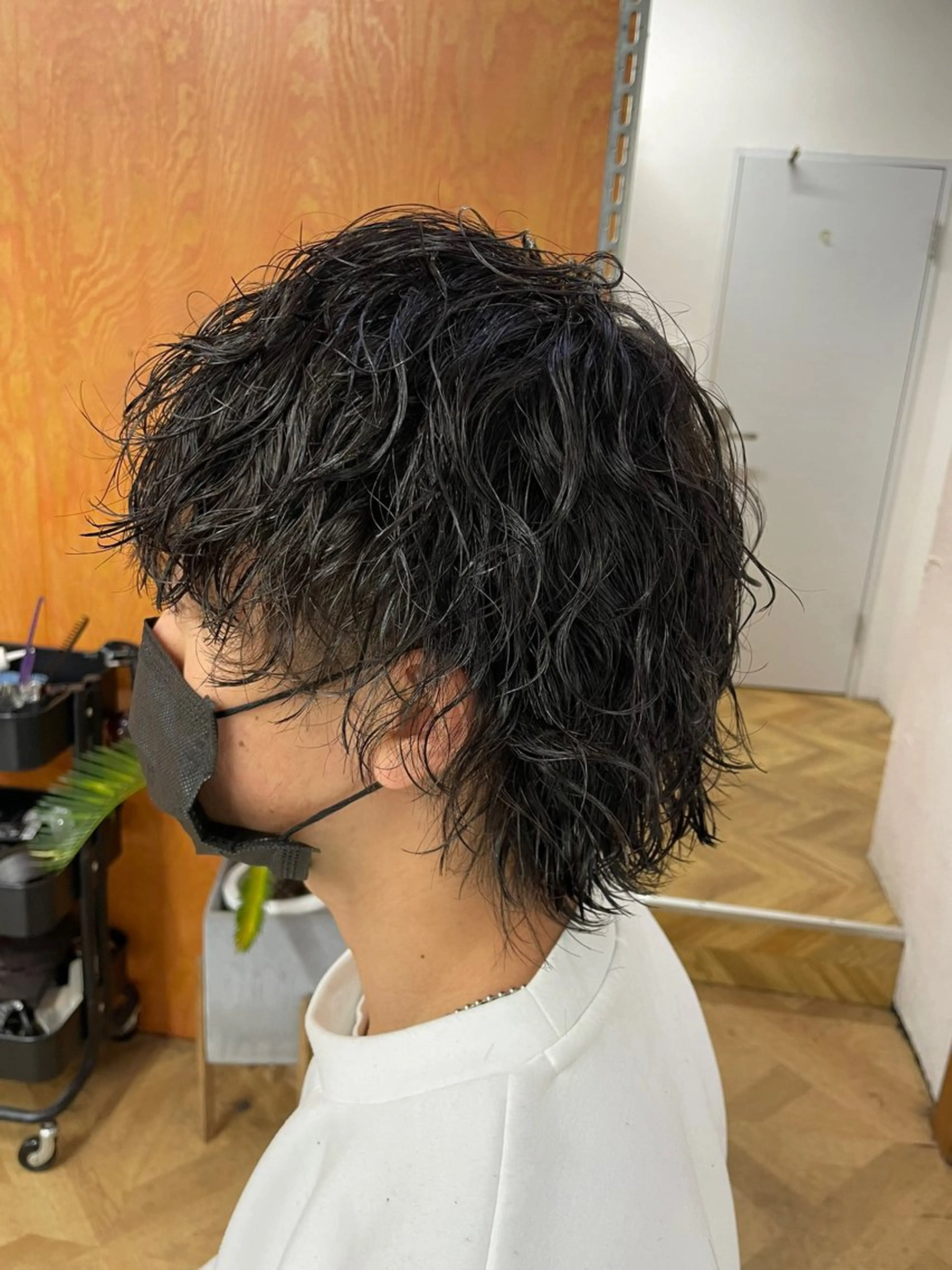 パーマ メンズ 波巻きパーマ 立川/過去1の毛流れ パーマ/しゅーとのヘアスタイル