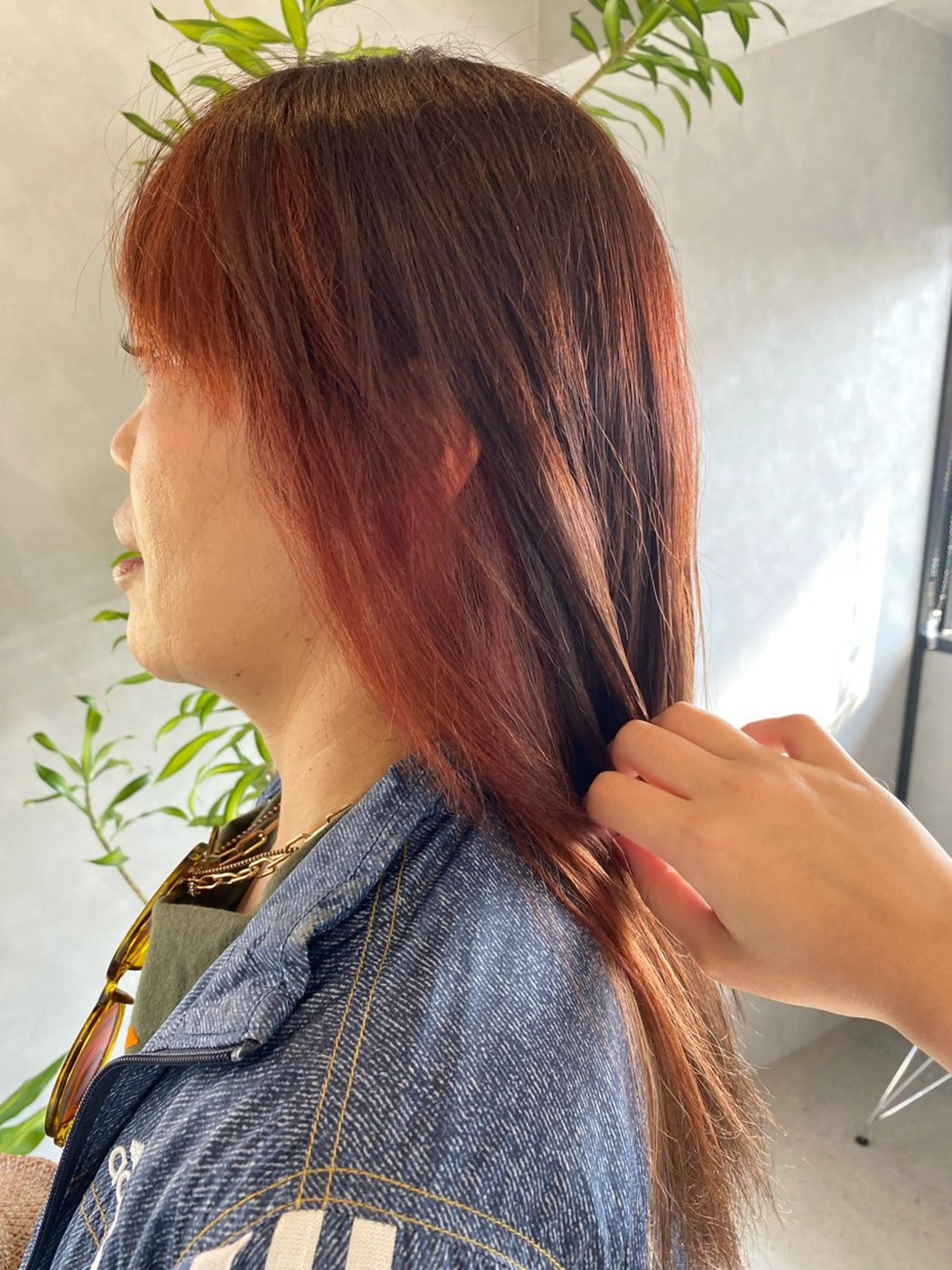 インナーカラー＋ベースカラー＋トリートメントの写真