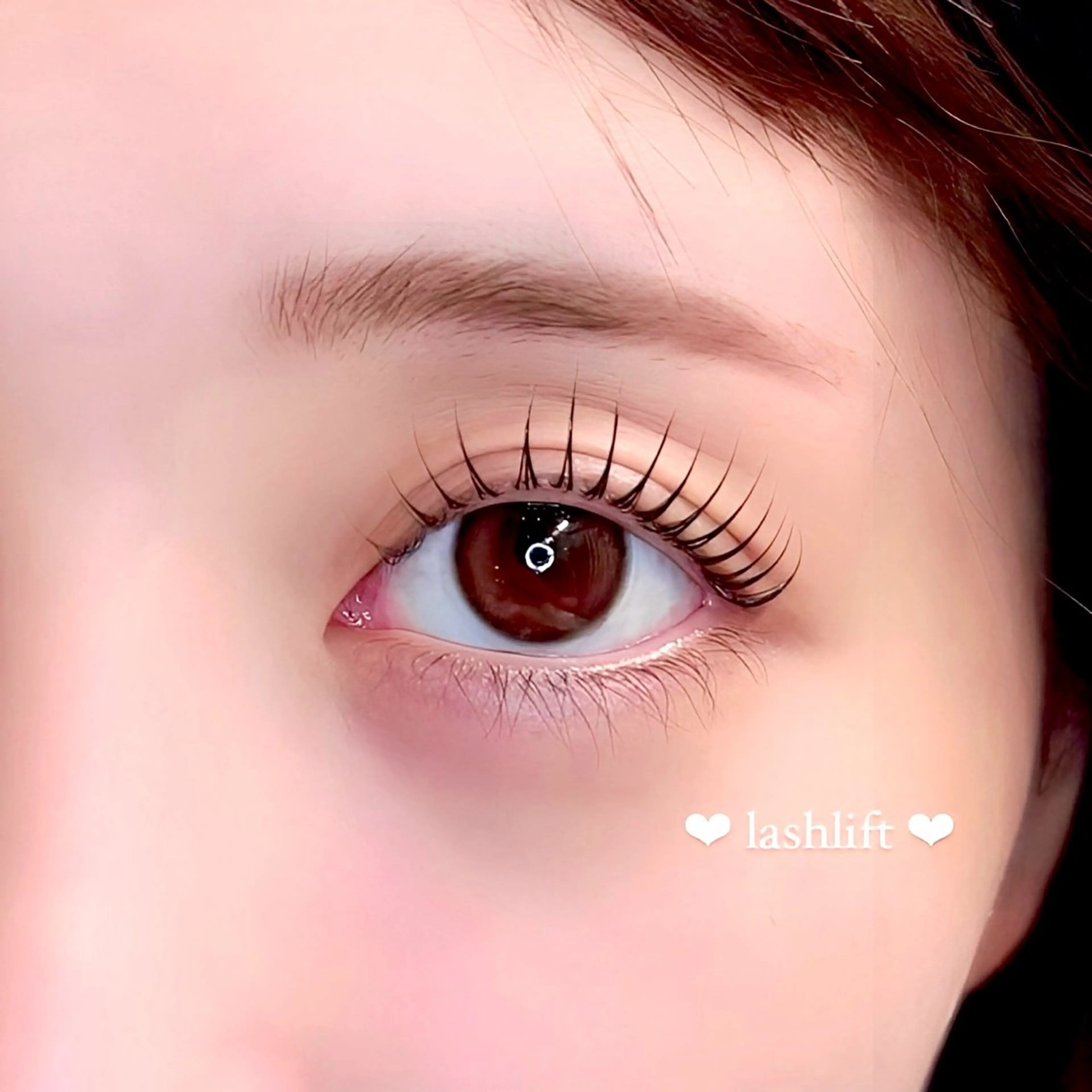 マツエク・マツパ ナチュラル パリジェンヌラッシュリフト マツパ NANAMI🖤 のマツエク・マツパデザイン