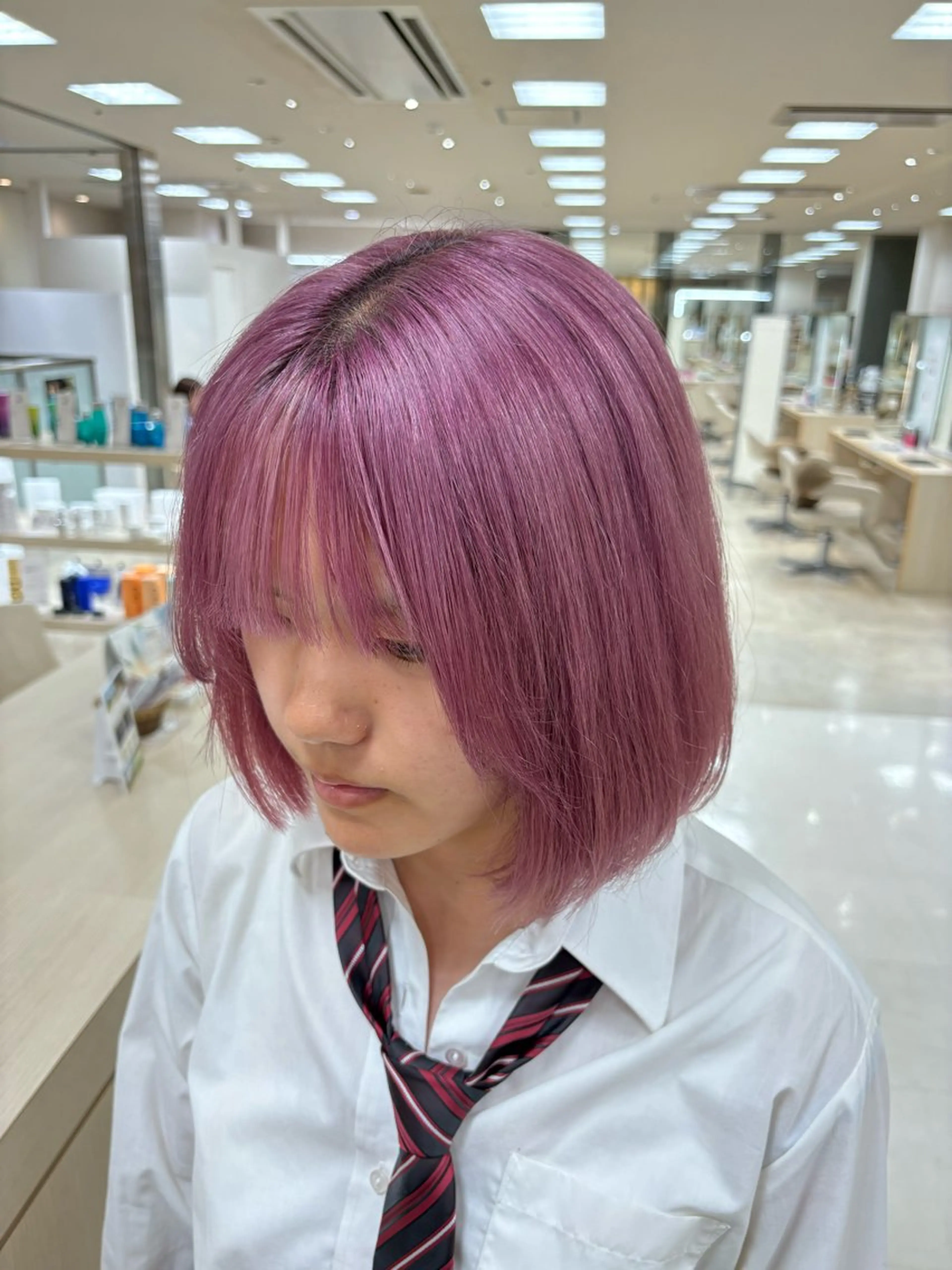 カラー 🎀暖色カラー/透明 感カラー/ひな🎀のヘアスタイル