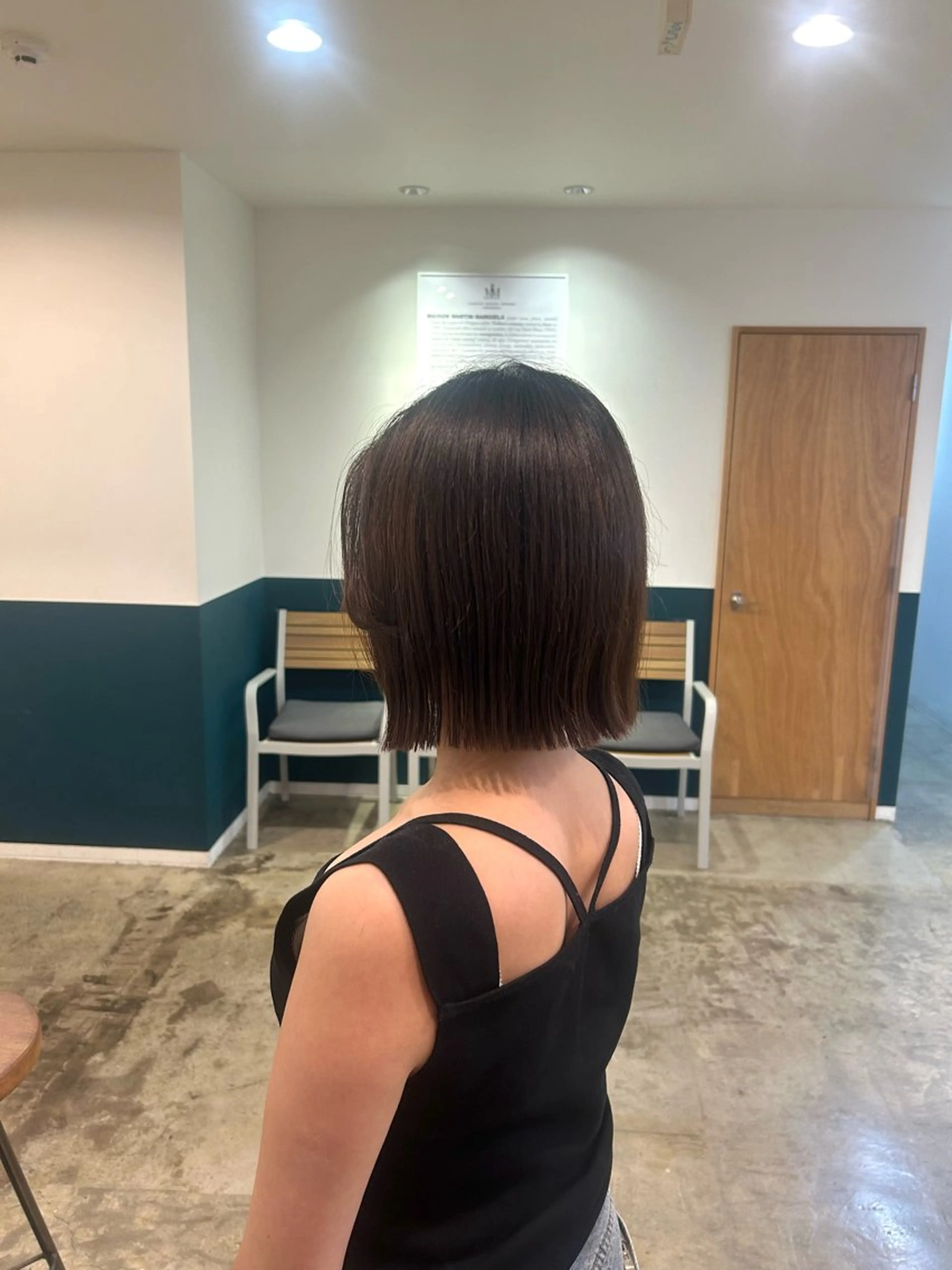 ミディアム ボブ 大川 麻尋のヘアスタイル