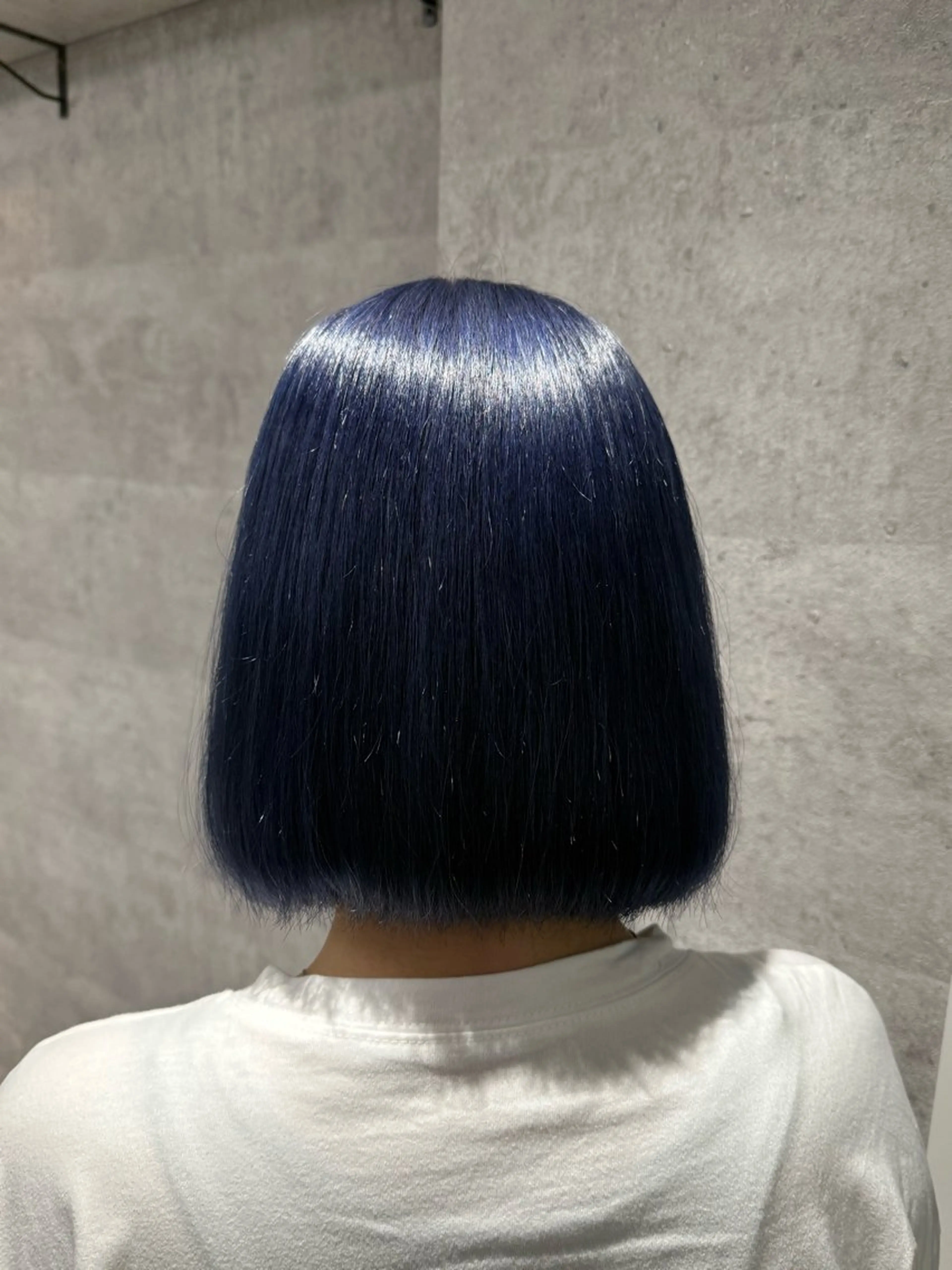 ミディアム カラー 川浪 ほほみのヘアスタイル