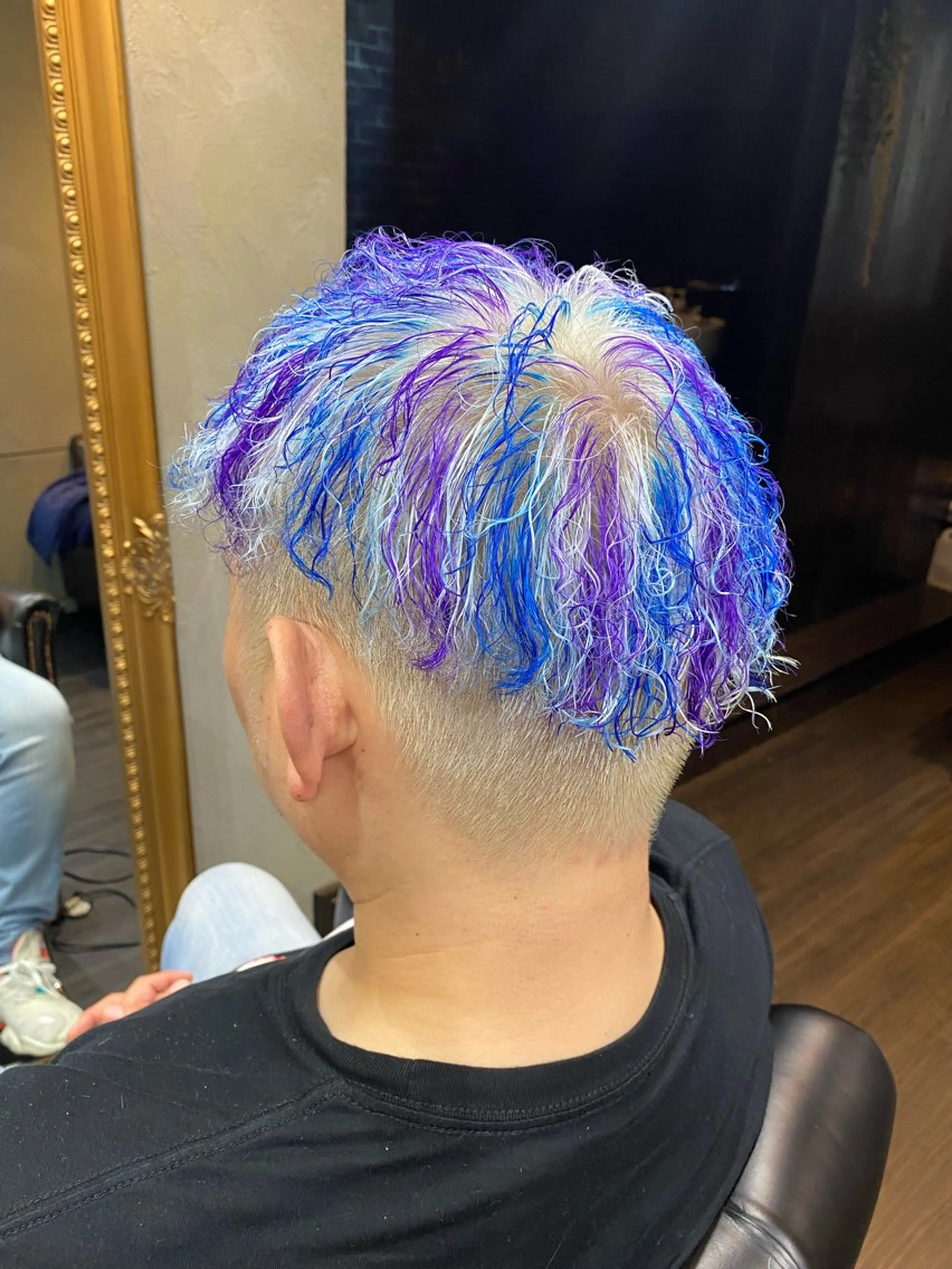 ショート カラー パーマ ヘアアレンジ メンズ キッズ HairSignature所属・ブリーチ指名神戸 No.1美容師RENのヘアスタイル