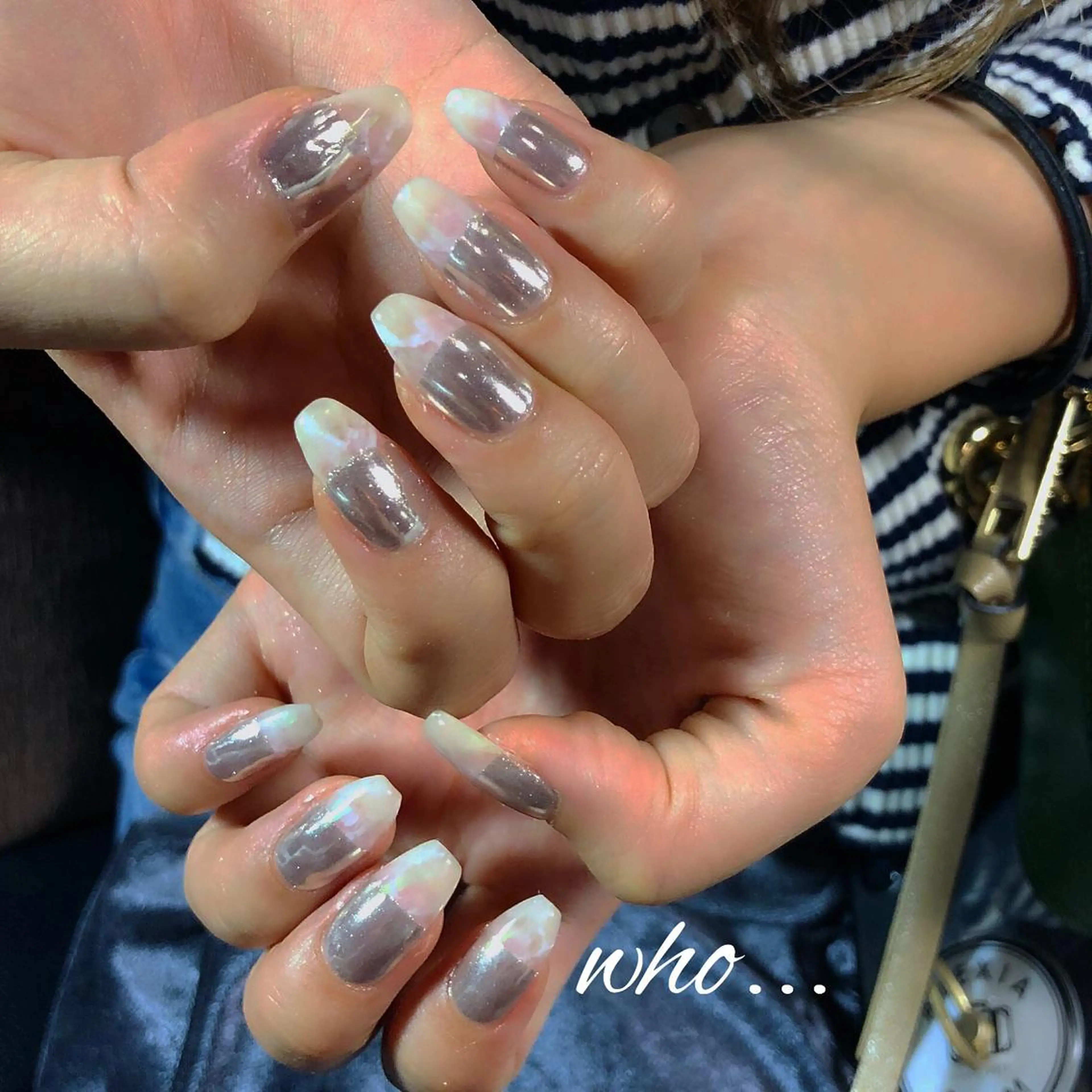 ネイル ミラーネイル NailSalon who...所属・n. fumikoのネイルデザイン