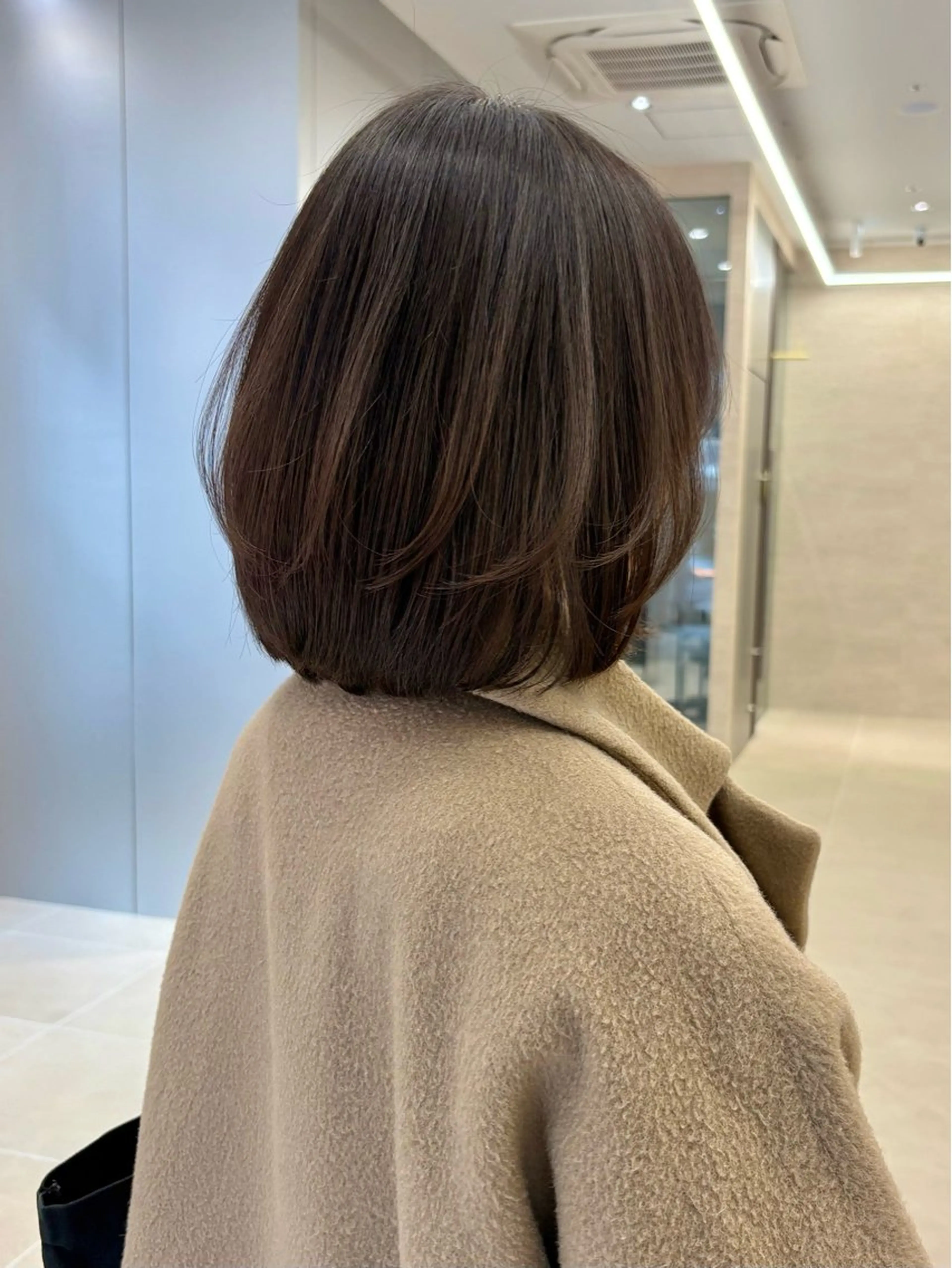 ミディアム レイヤーカット 小顔カット カット PULSE yokohama所属・横浜駅/韓国レイヤー カット/髪質改善のヘアスタイル