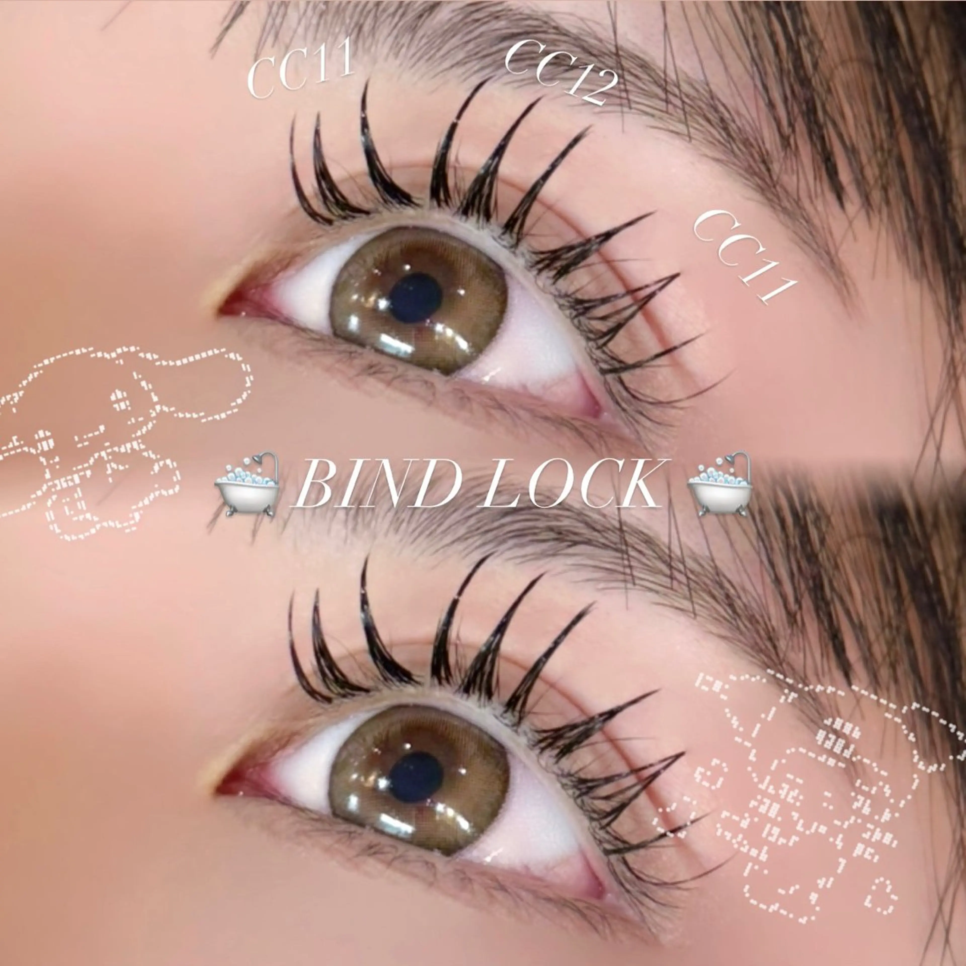 マツエク・マツパ バインドロック EYELA🎀村松 春菜🎀のマツエク・マツパデザイン