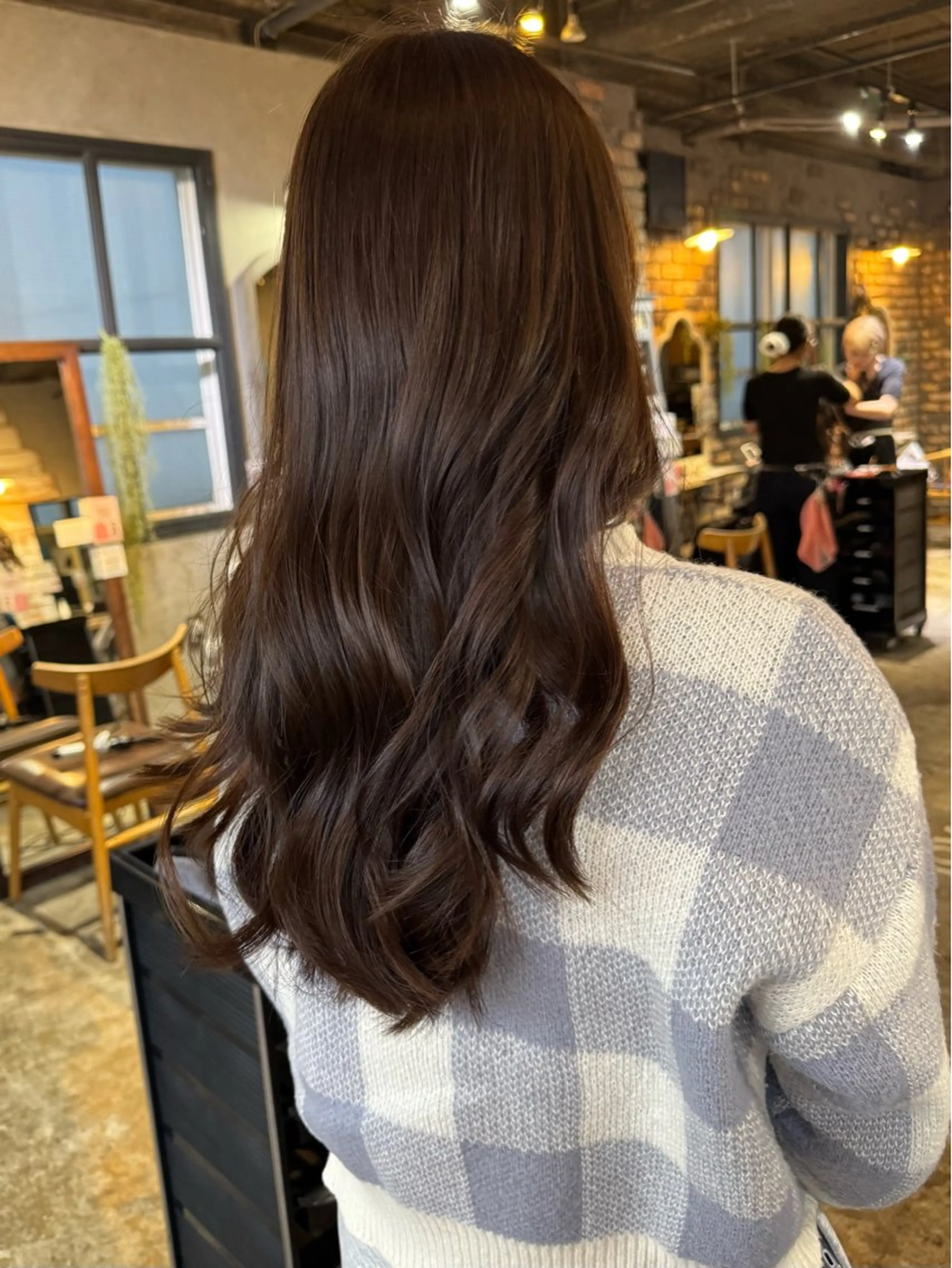 ロング カラー カット ヘアカラー クキノケイカ /暖色カラーのヘアスタイル