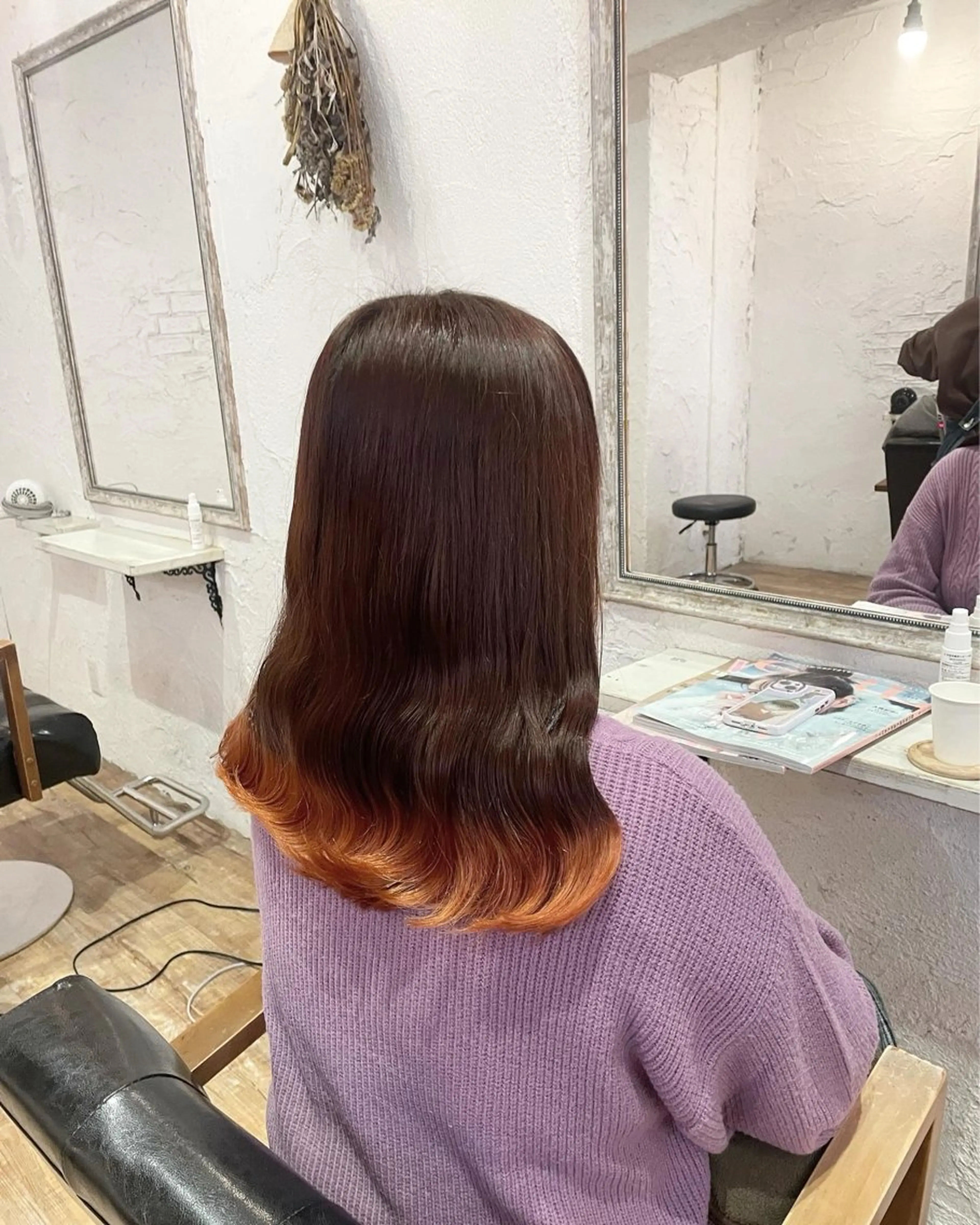 ミディアム 学生 浅沼 ほのかのヘアスタイル