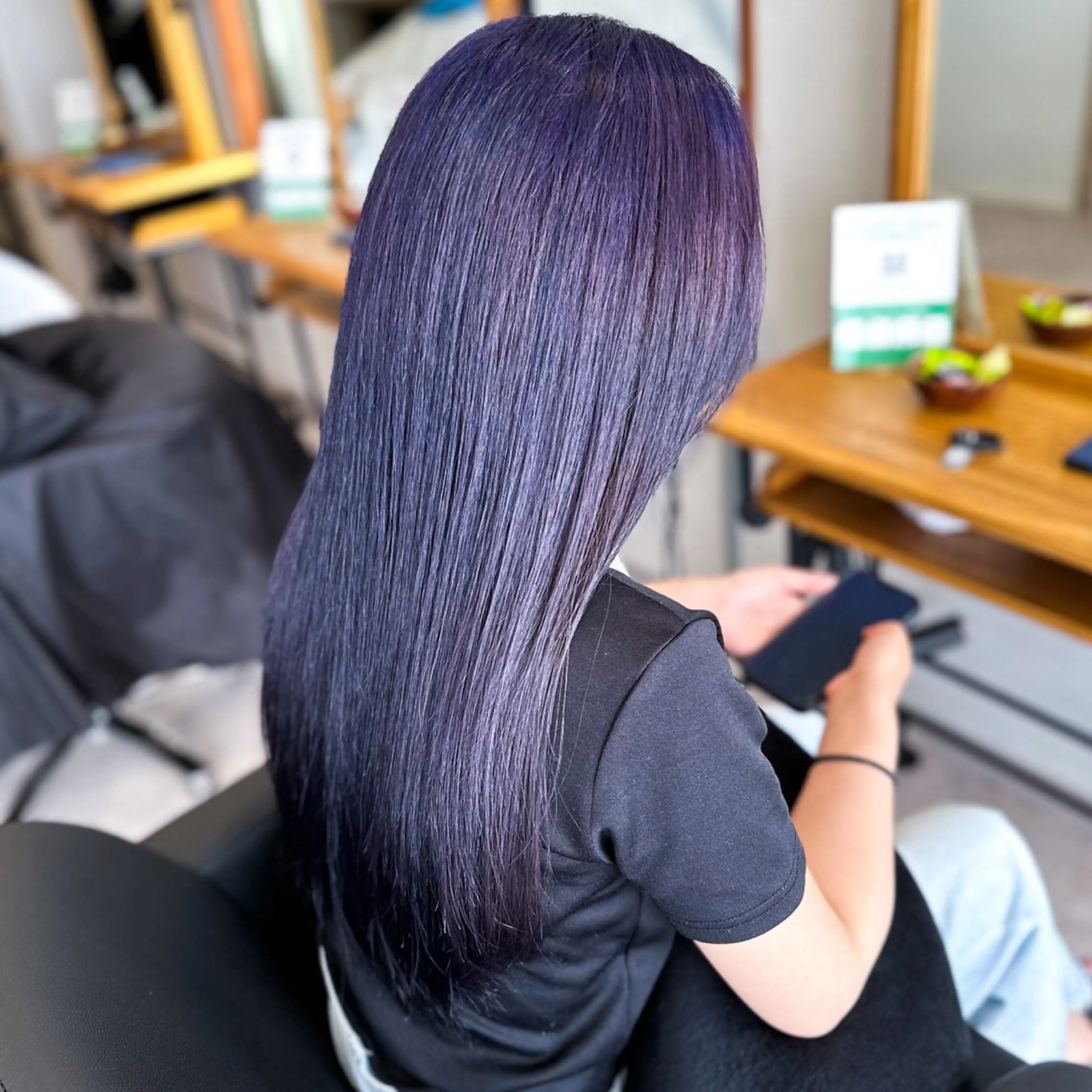 ロング カラー パープルカラー バイオレットカラー affect 上大岡所属・《髪質改善・縮毛矯正 /ブリーチ》坂本爽のヘアスタイル