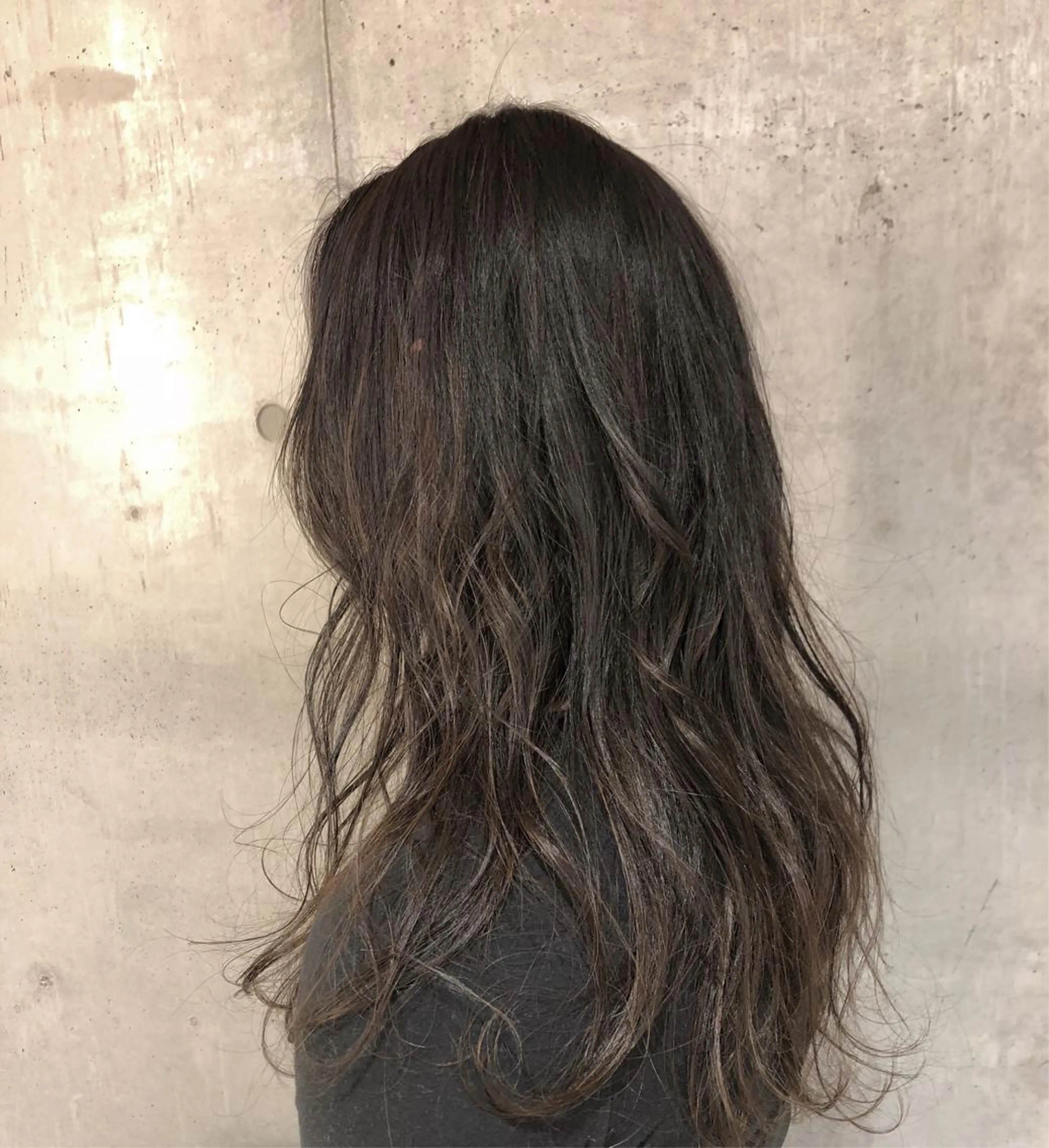 ロング カラー 顔周りカット/髪質改 善/新宿/畑中稔里のヘアスタイル