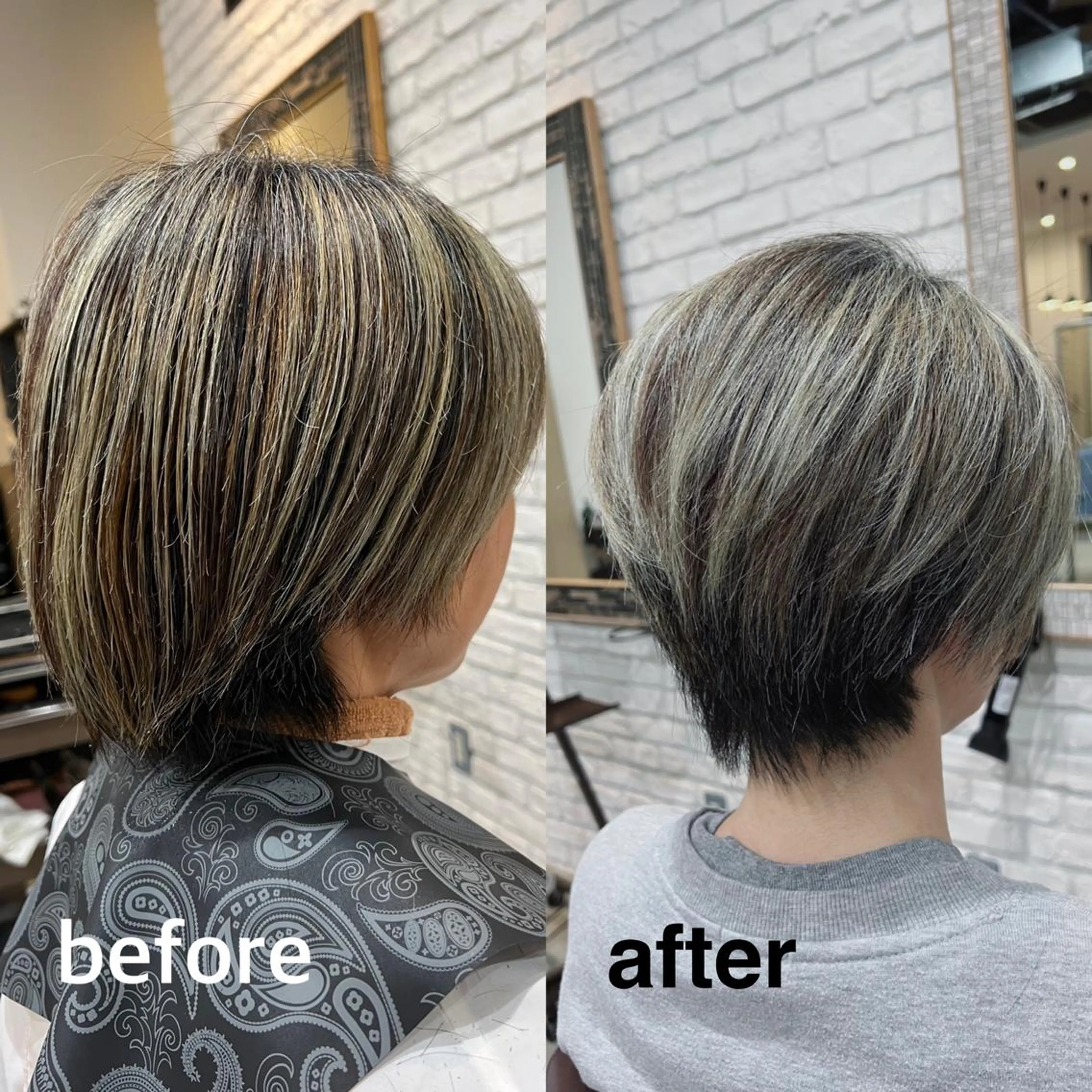 ショート カラー ヘアアレンジ キッズ バレイヤージュ ブリーチ ケアブリーチ 透明感カラー デザインカラー カット ヘアカラー トリートメント 五反田　美容院☆張 明星☆韓国ヘアのヘアスタイル