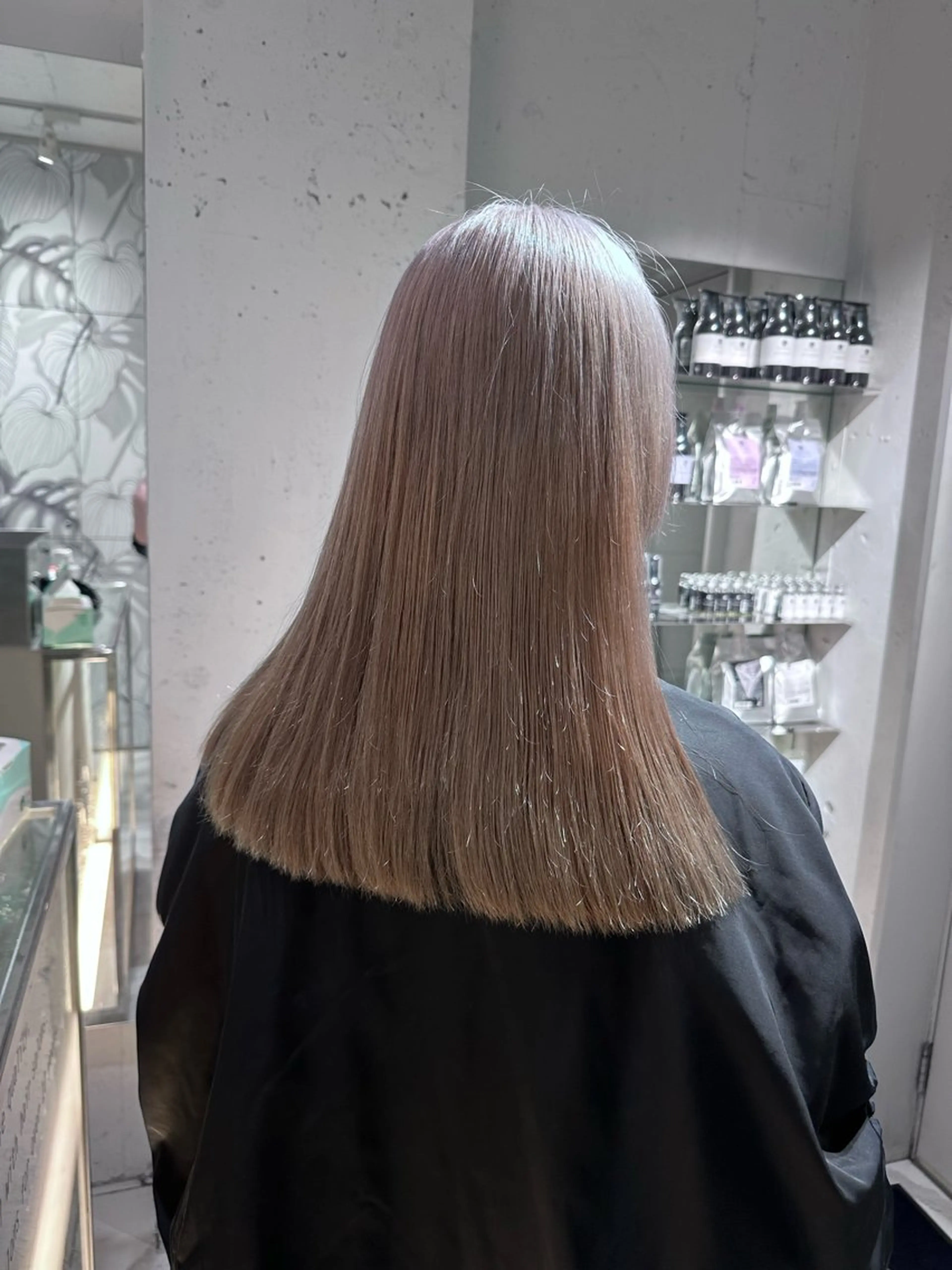 ロング カラー レイヤー小顔ショート 吉田ジョウのヘアスタイル