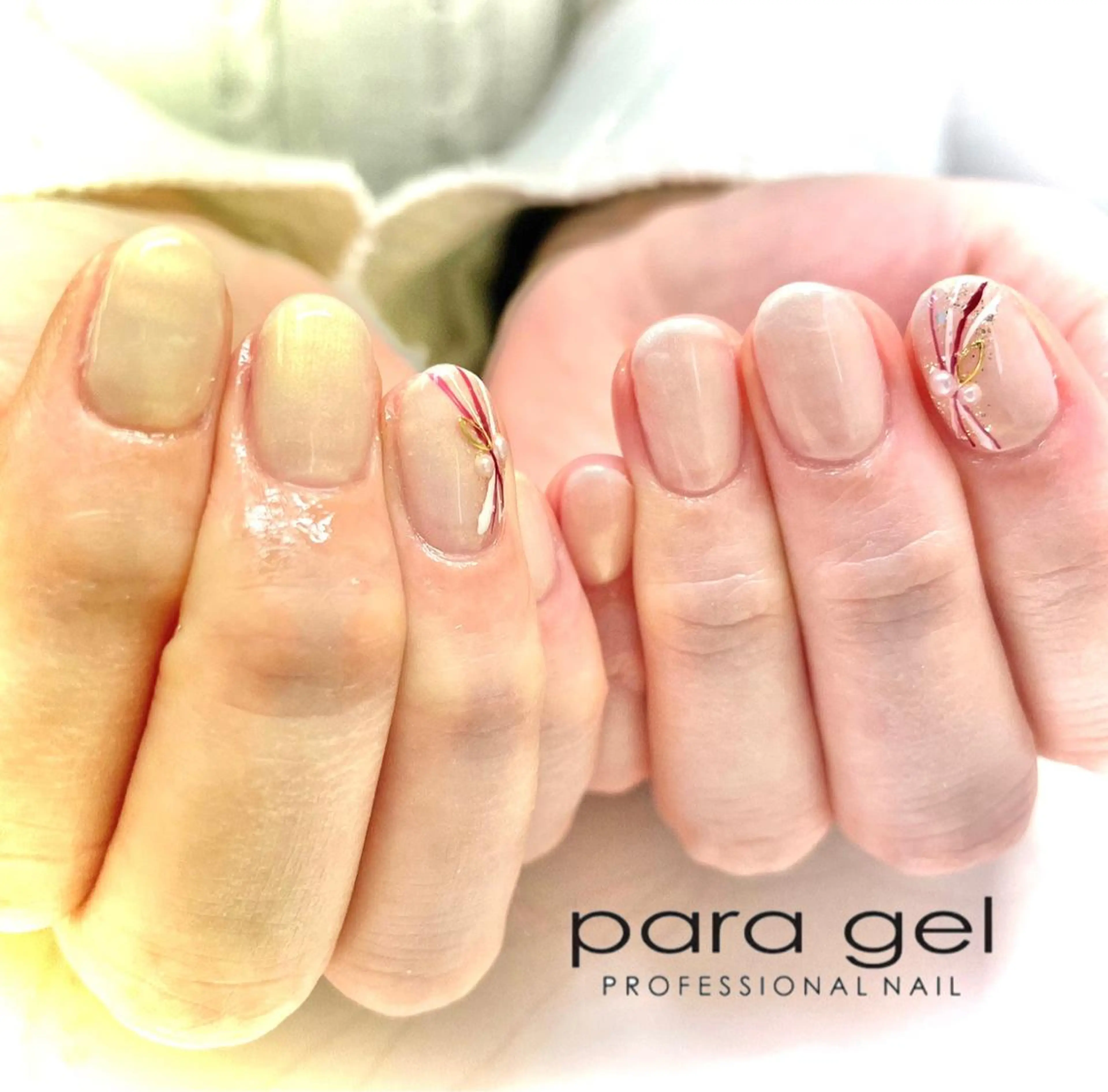 ネイル ジェルネイル ワンカラーネイル パラジェル シンプルネイル ハンドネイル Bianca🎀 ONODERAのネイルデザイン