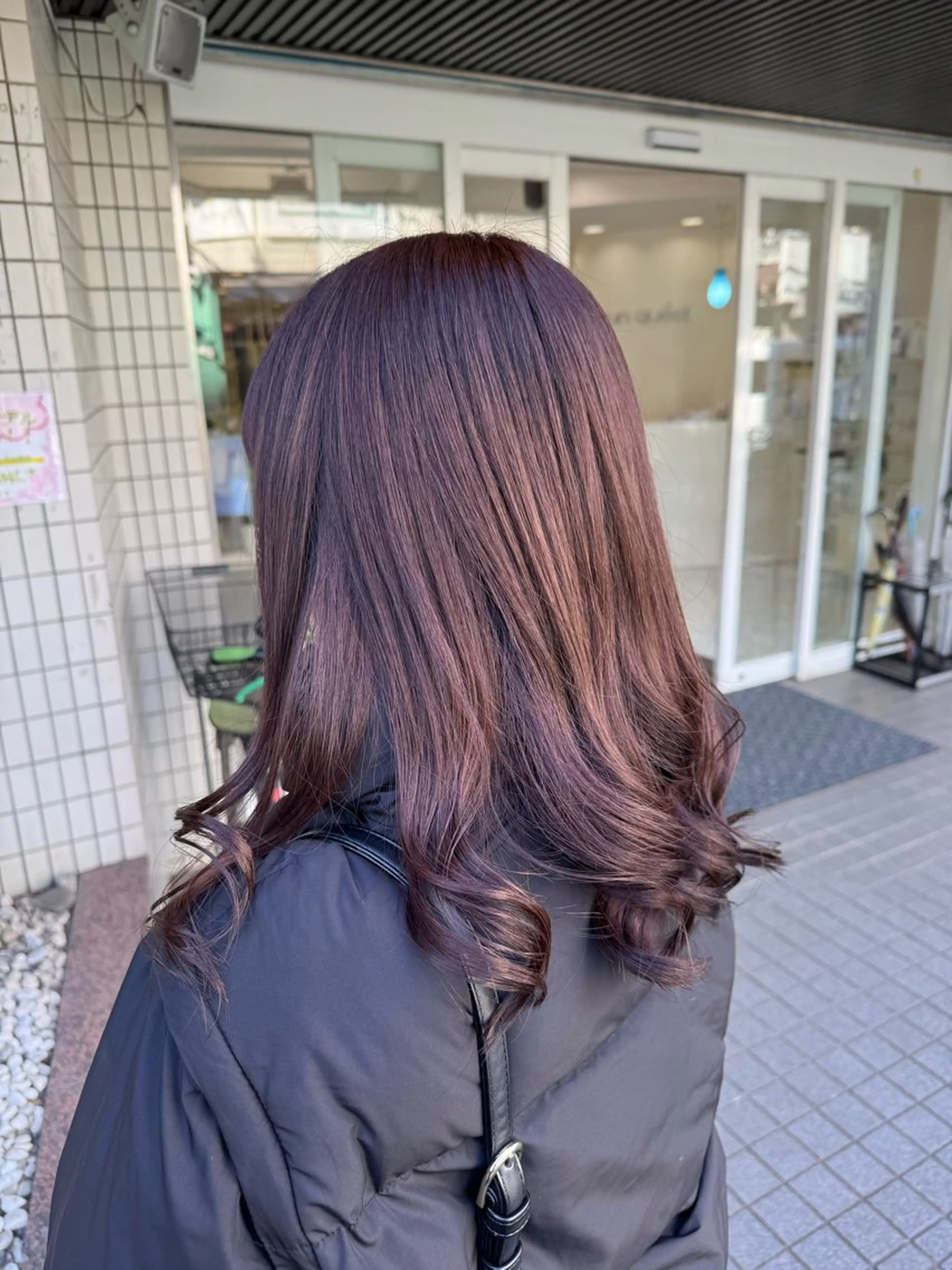 ロング カラー ヘアカラー 岡田 桃のマツエク・マツパデザイン