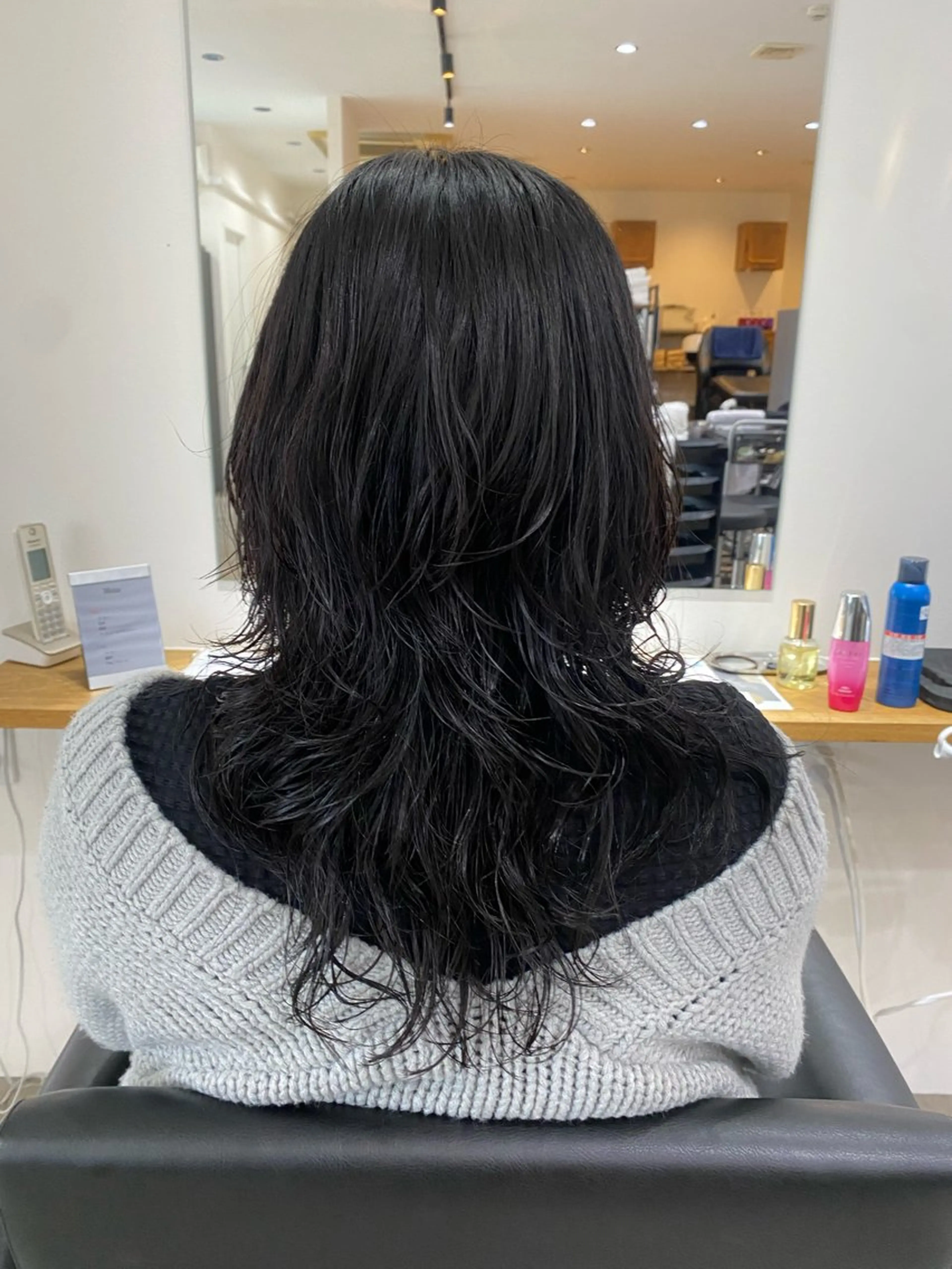 ロング ウルフカット カット パーマ 韓国風hair💕 Kanonのヘアスタイル