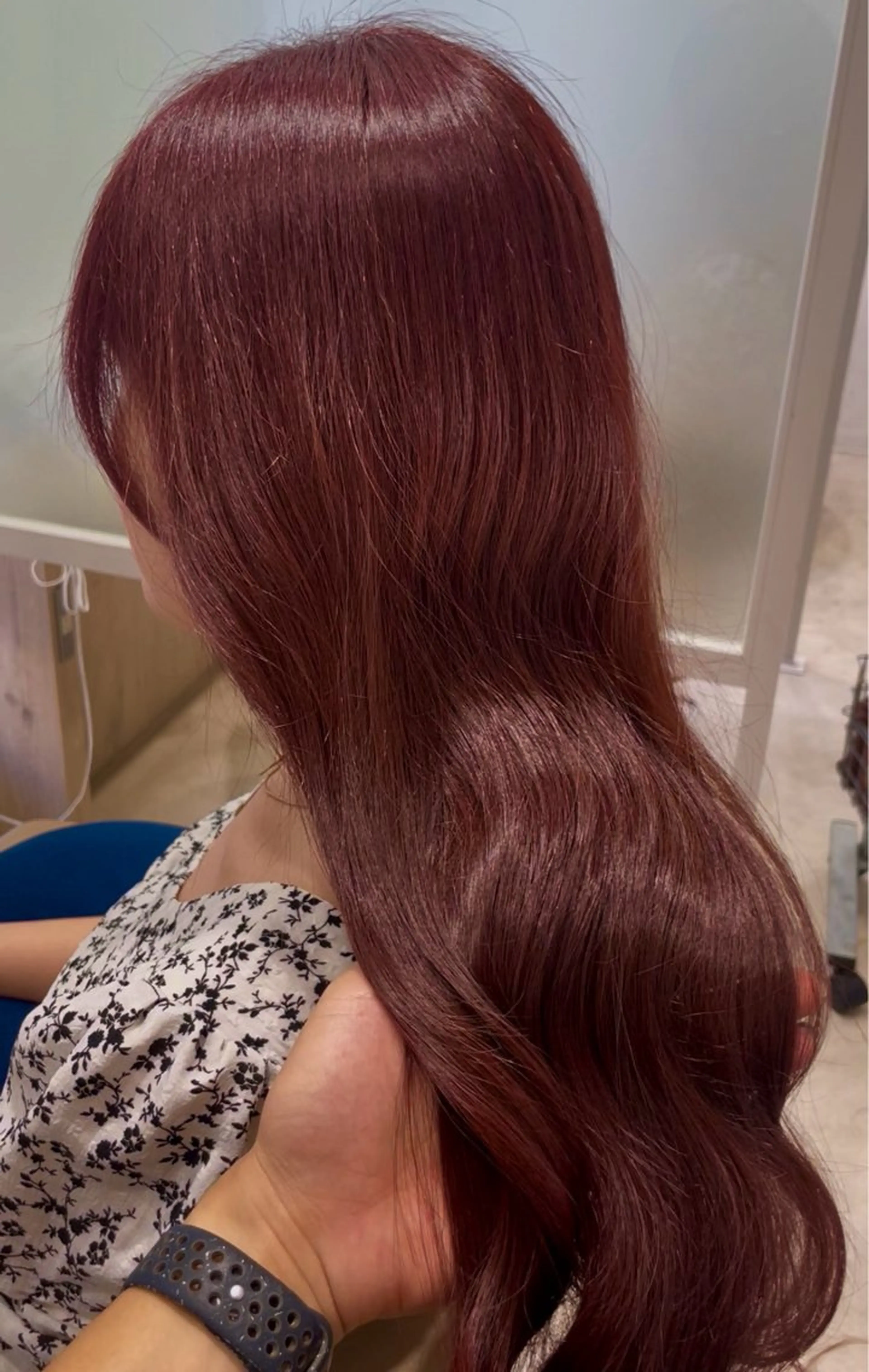 ロング カラー ブリーチ ブラウンカラー ブリーチなしカラー ピンクカラー ピンクブラウン EARTH菊名店👾 ひらのすぐるのヘアスタイル