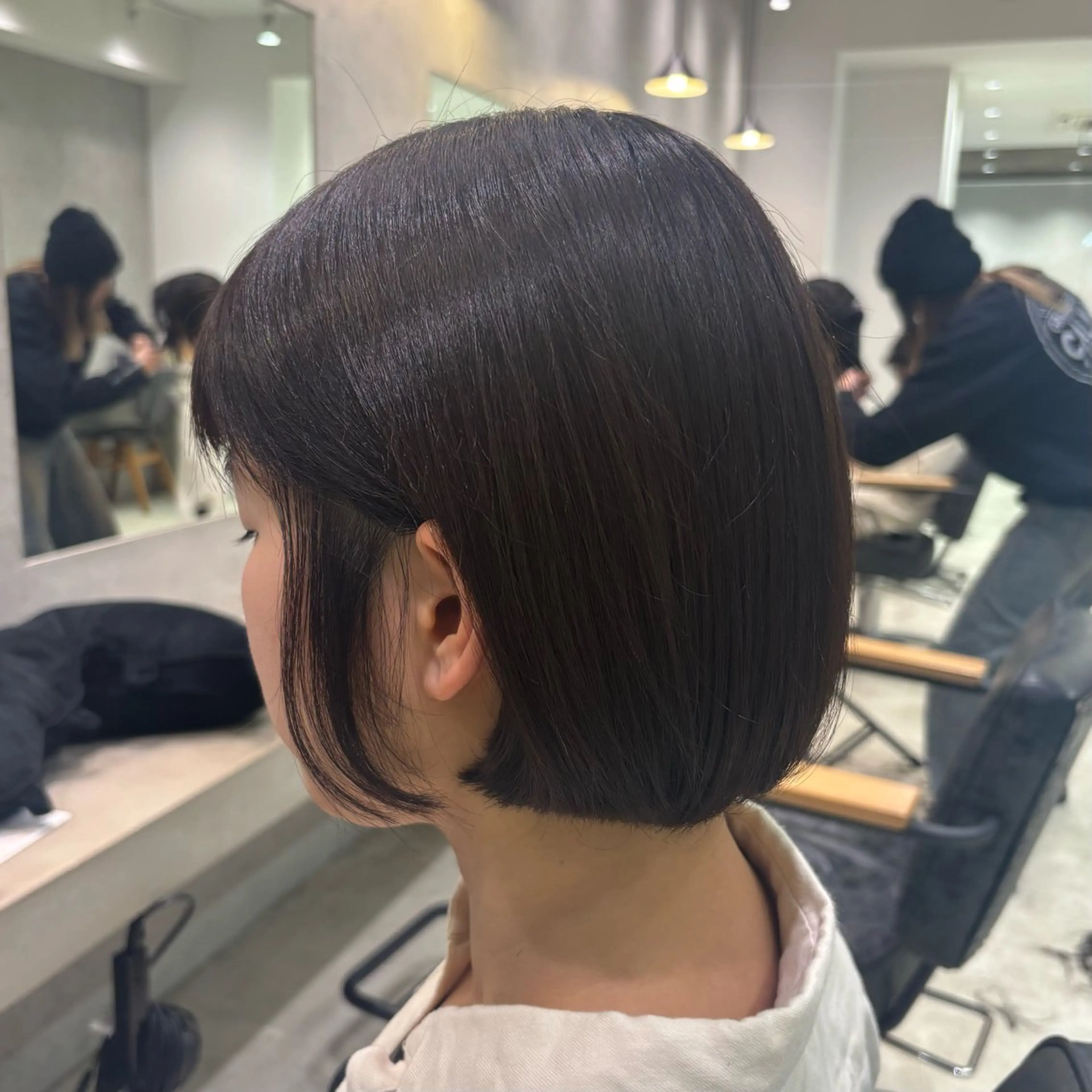 ショート カミヤ ミウのヘアスタイル