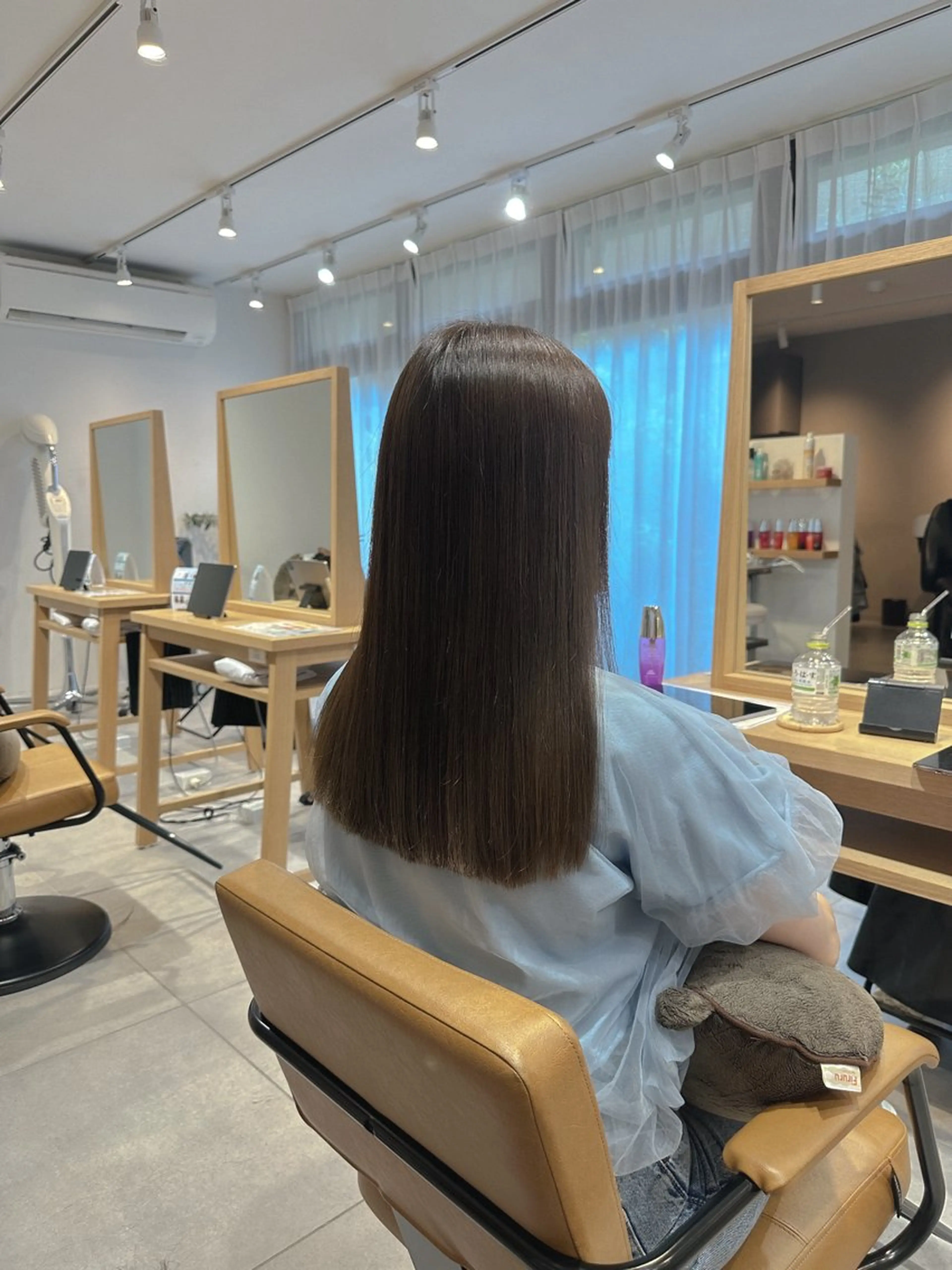 セミロング カラー カット ヘアカラー トリートメント 🌱加藤　胡太郎 /艶髪ストレート🌱のヘアスタイル