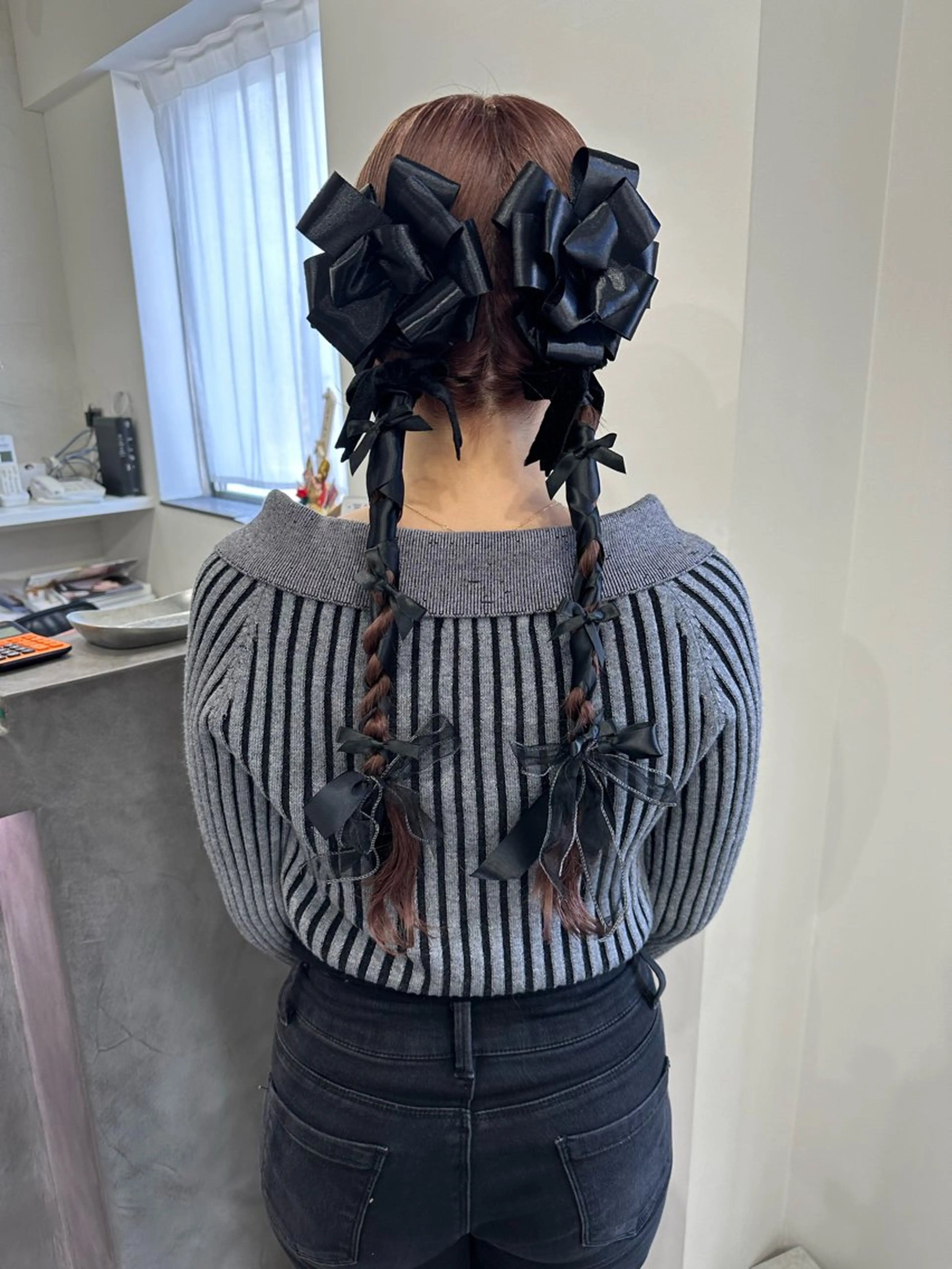 セミロング ヘアアレンジ さあや 【透け感/艶感】のヘアスタイル