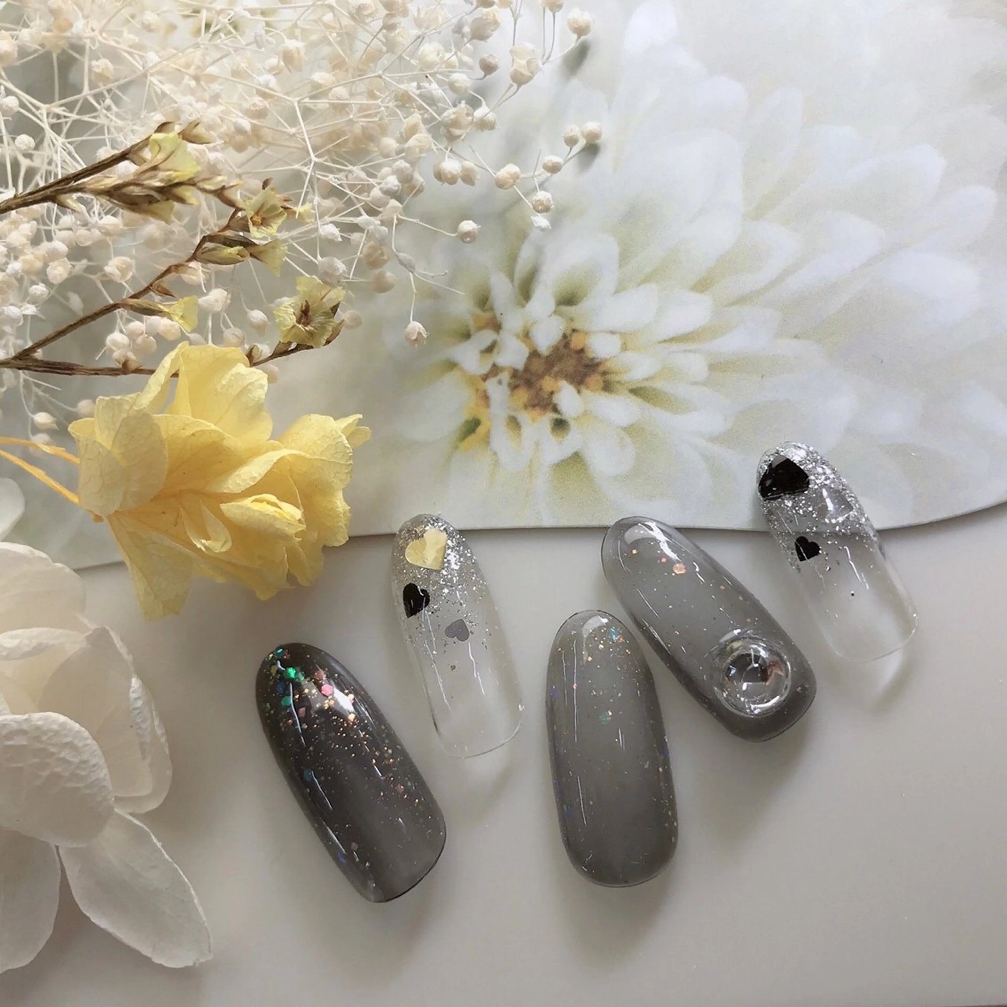 ネイル アートネイル シンプルネイル ネイルチップ ⭐︎休業中の練習⭐︎ JNA認定講師髙橋のネイルデザイン