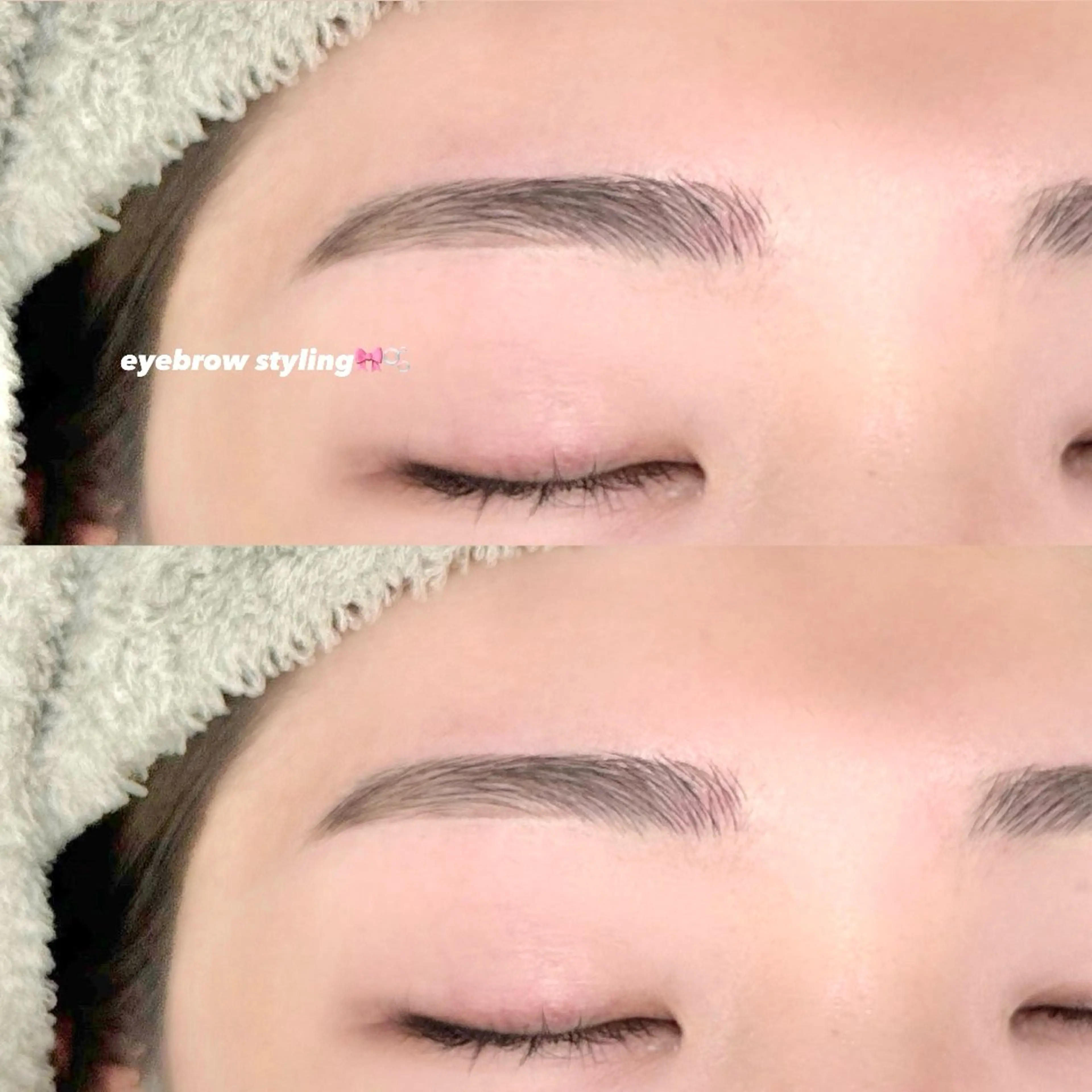 💖眉毛Wax毛量調整スタイリング¥3000の写真