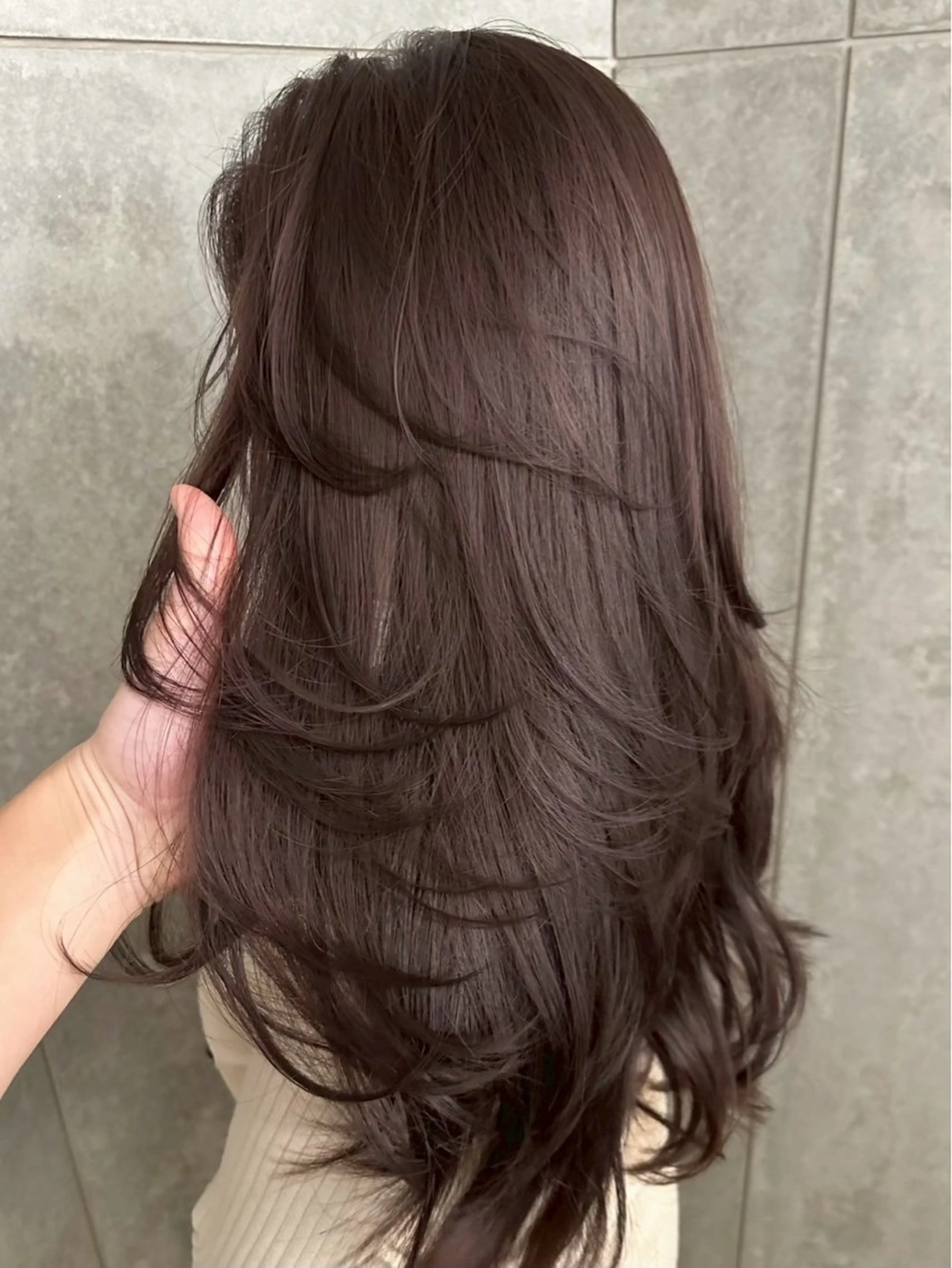 ロング カラー ELEN所属・炭酸シャンプー/ KAIのヘアスタイル