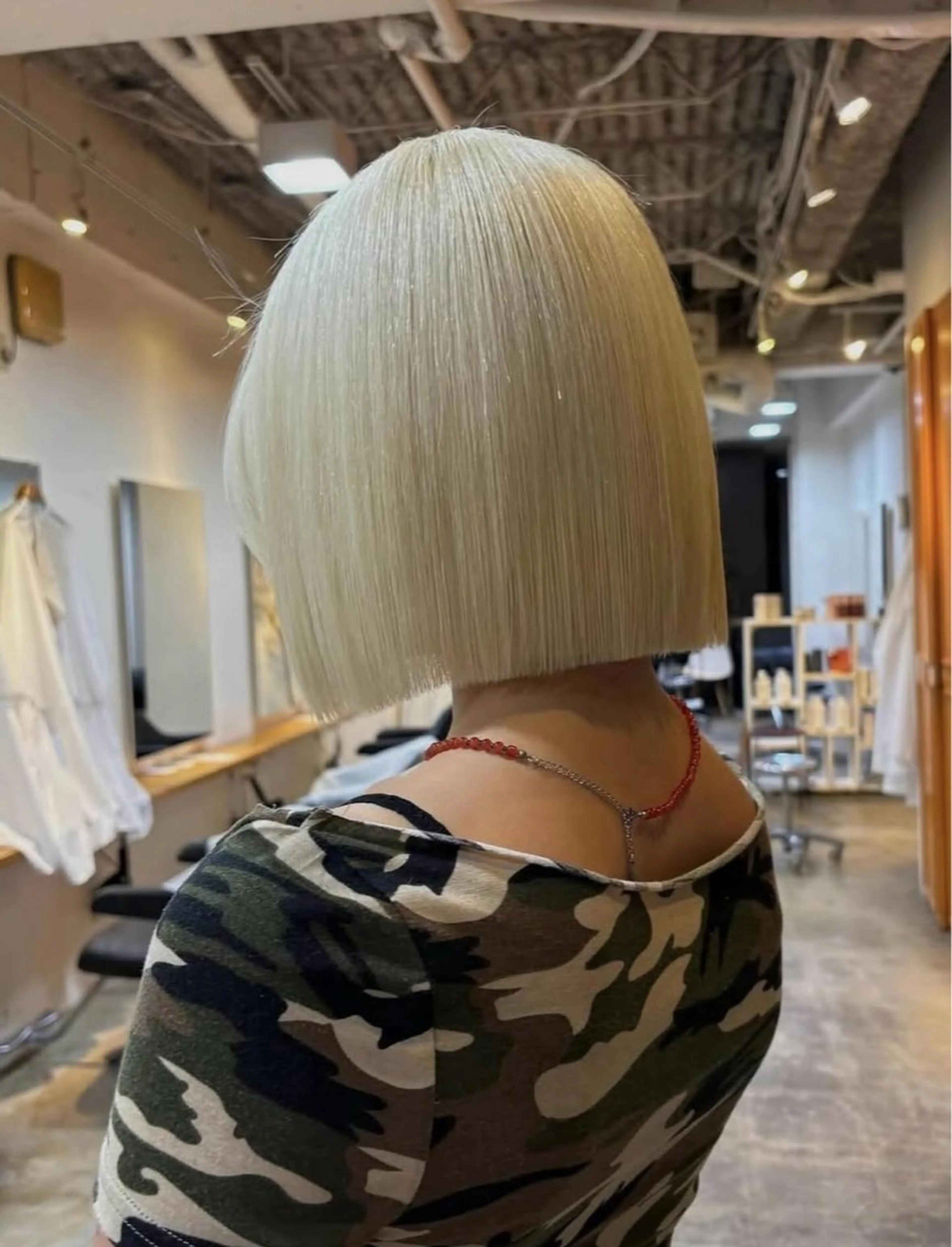 ミディアム カット トリートメント レディースカット🎀 NANAHAのヘアスタイル