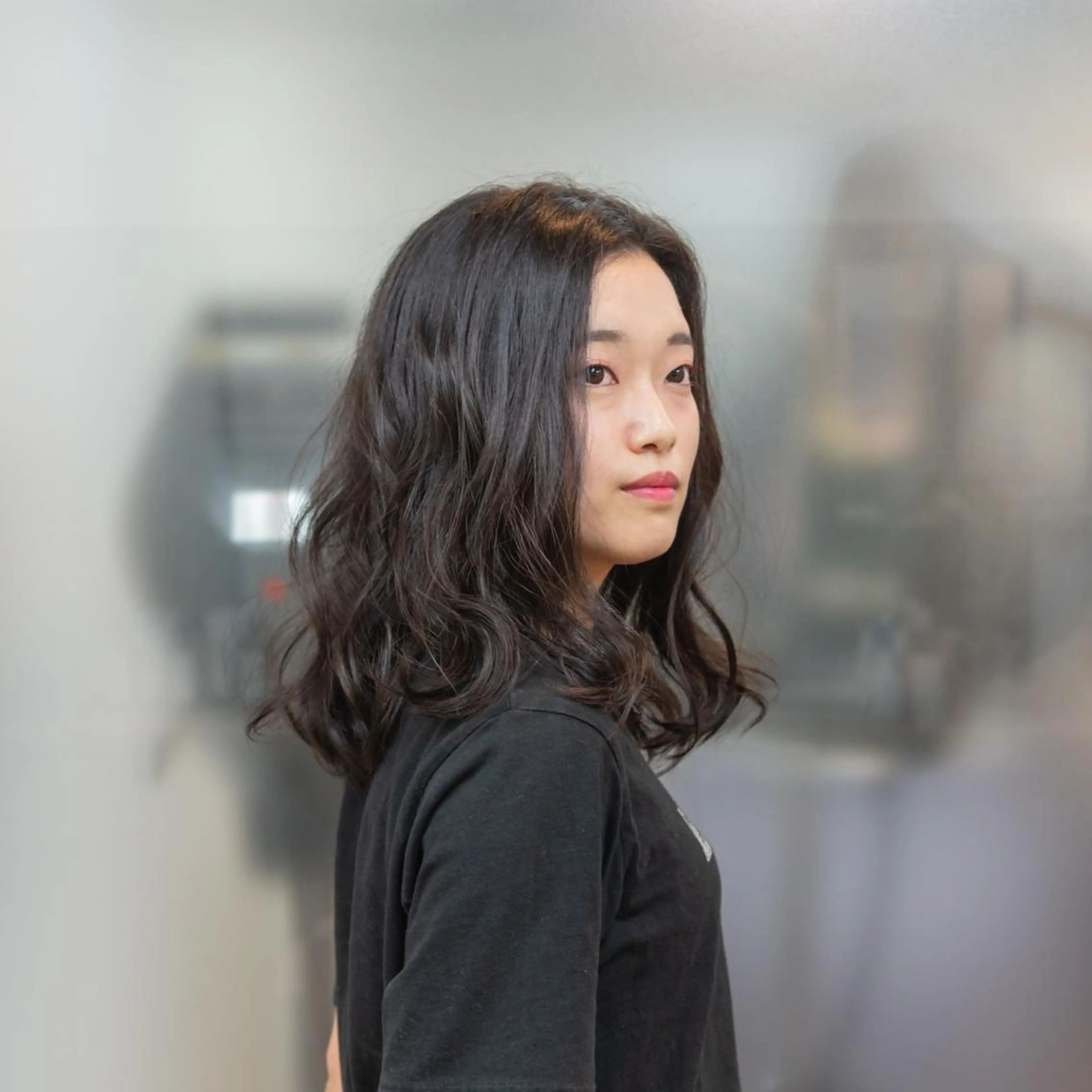 セミロング カラー アッシュ バイオレットカラー 似合わせカット カット ヘアカラー 【H.GENTIL】 TERUのその他イメージ